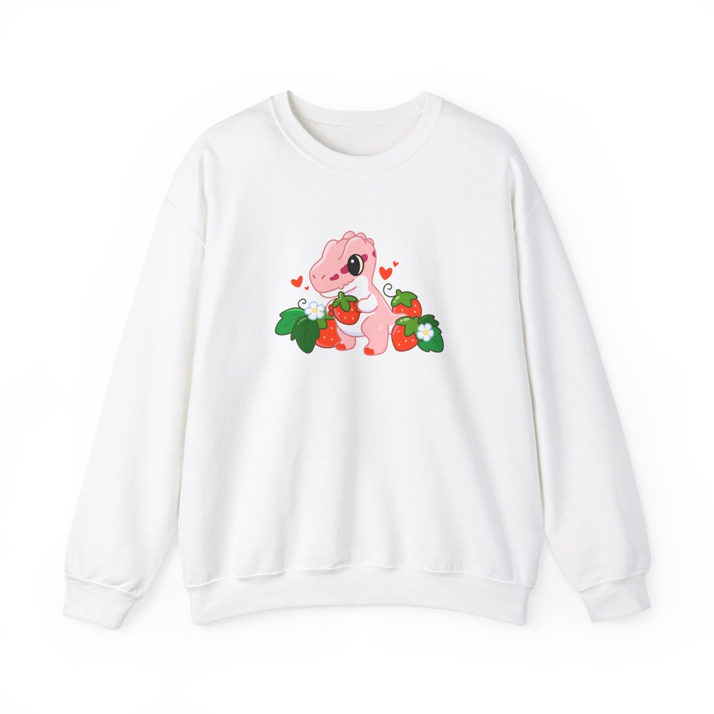 Limited Edition Strawberry Milkshake Tyrannosaurus Rex Plushie Concept Art - Sweatshirt (Australian Edition)