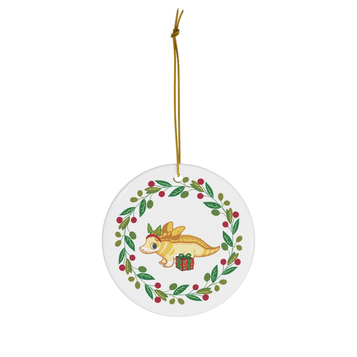 Holiday Desmatosuchus - Ceramic Ornament