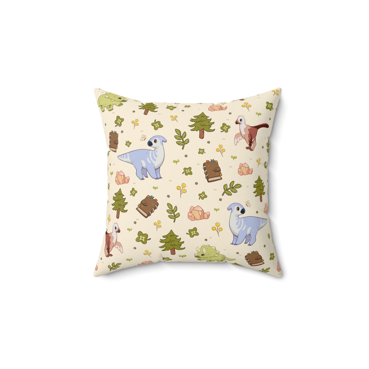 Square Pillow - Roaming Rancher in Tamablume Cream