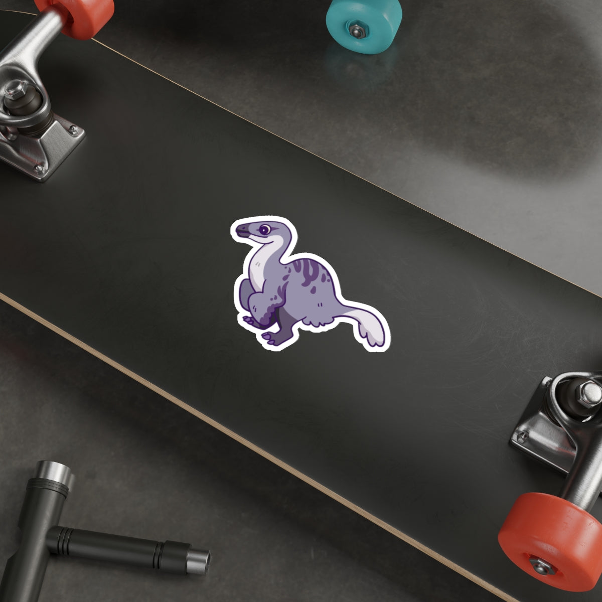 Asexual Pride Deinocheirus Sticker - Die-Cut Stickers