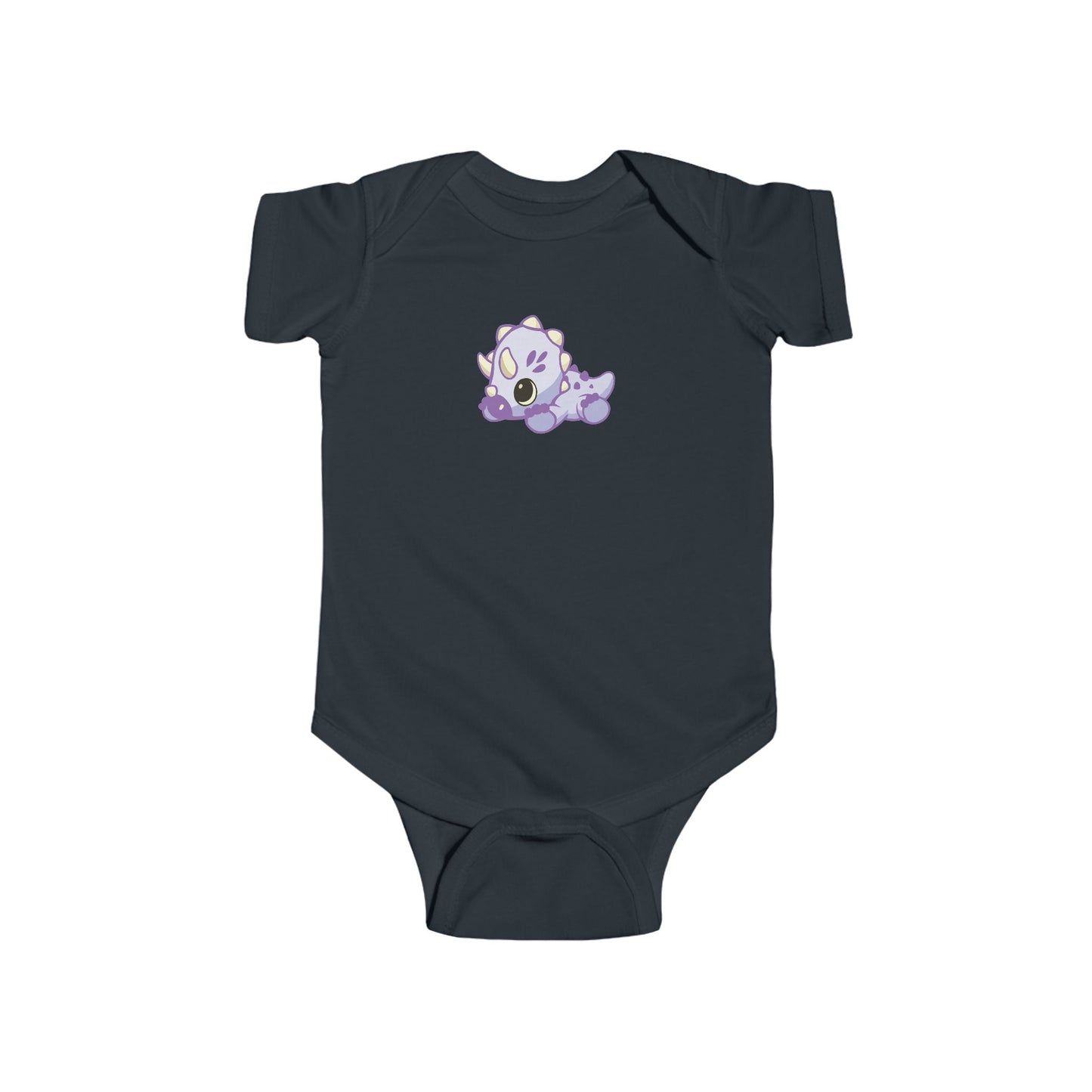 Baby Triceratops Baby Bodysuit