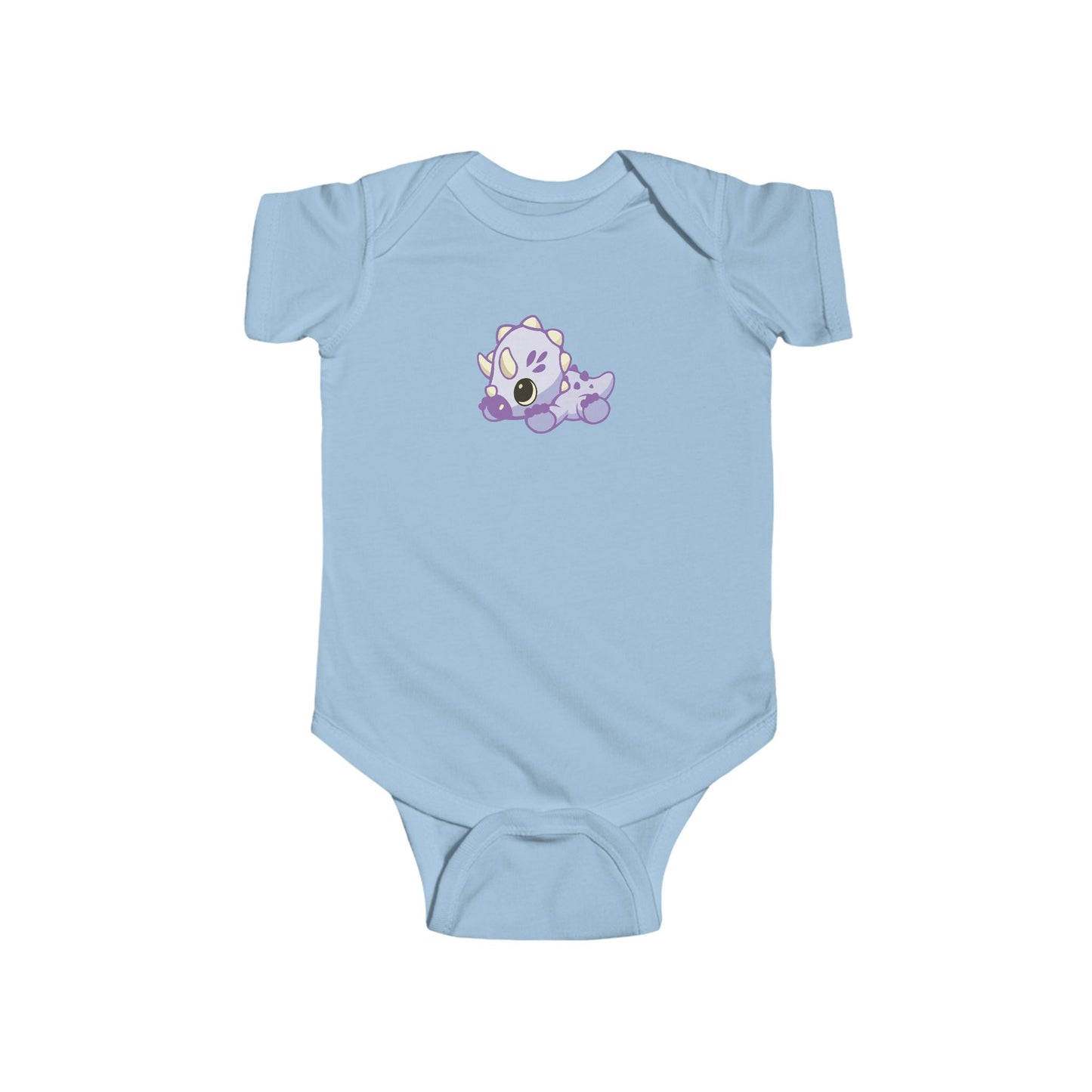 Baby Triceratops Baby Bodysuit