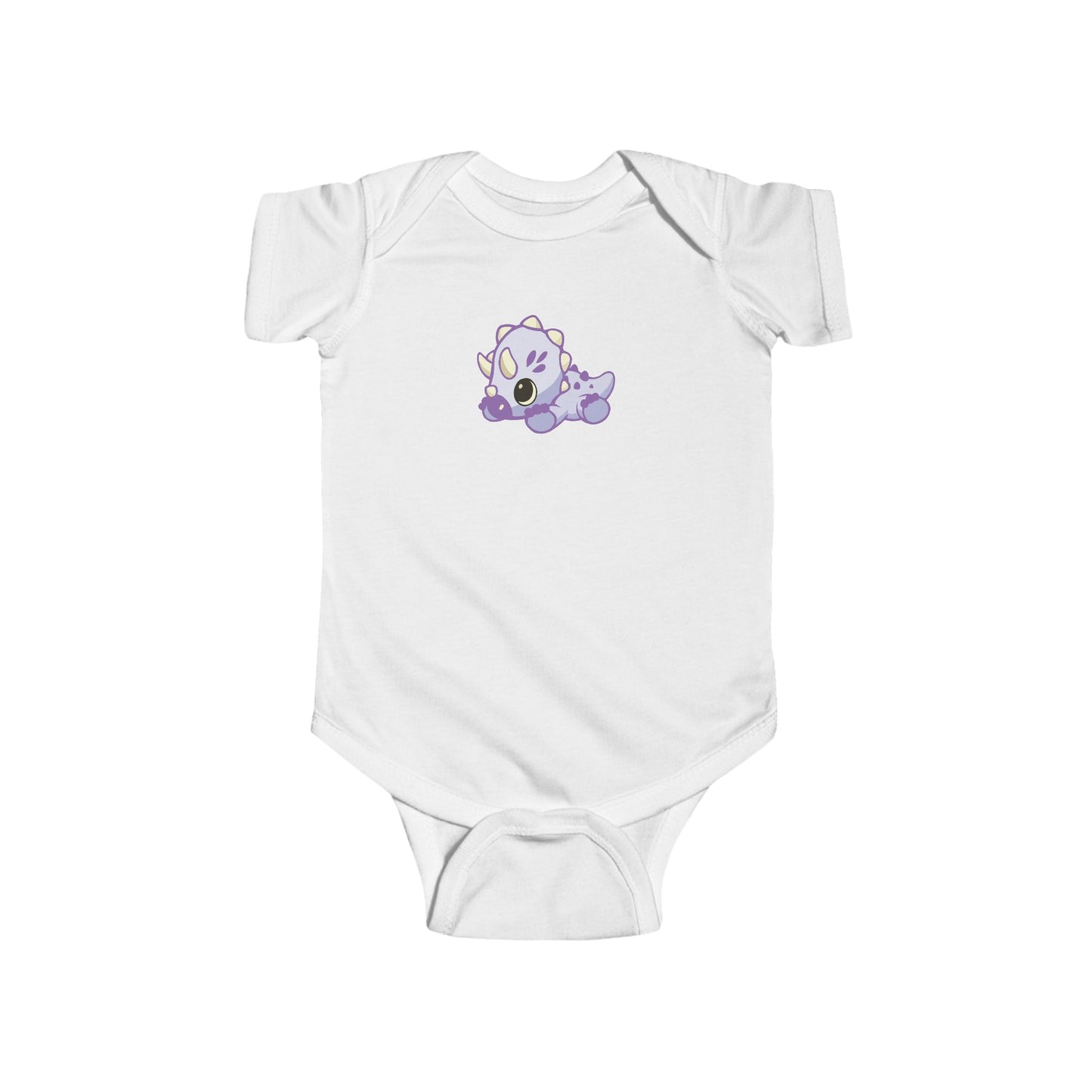 Baby Triceratops Baby Bodysuit