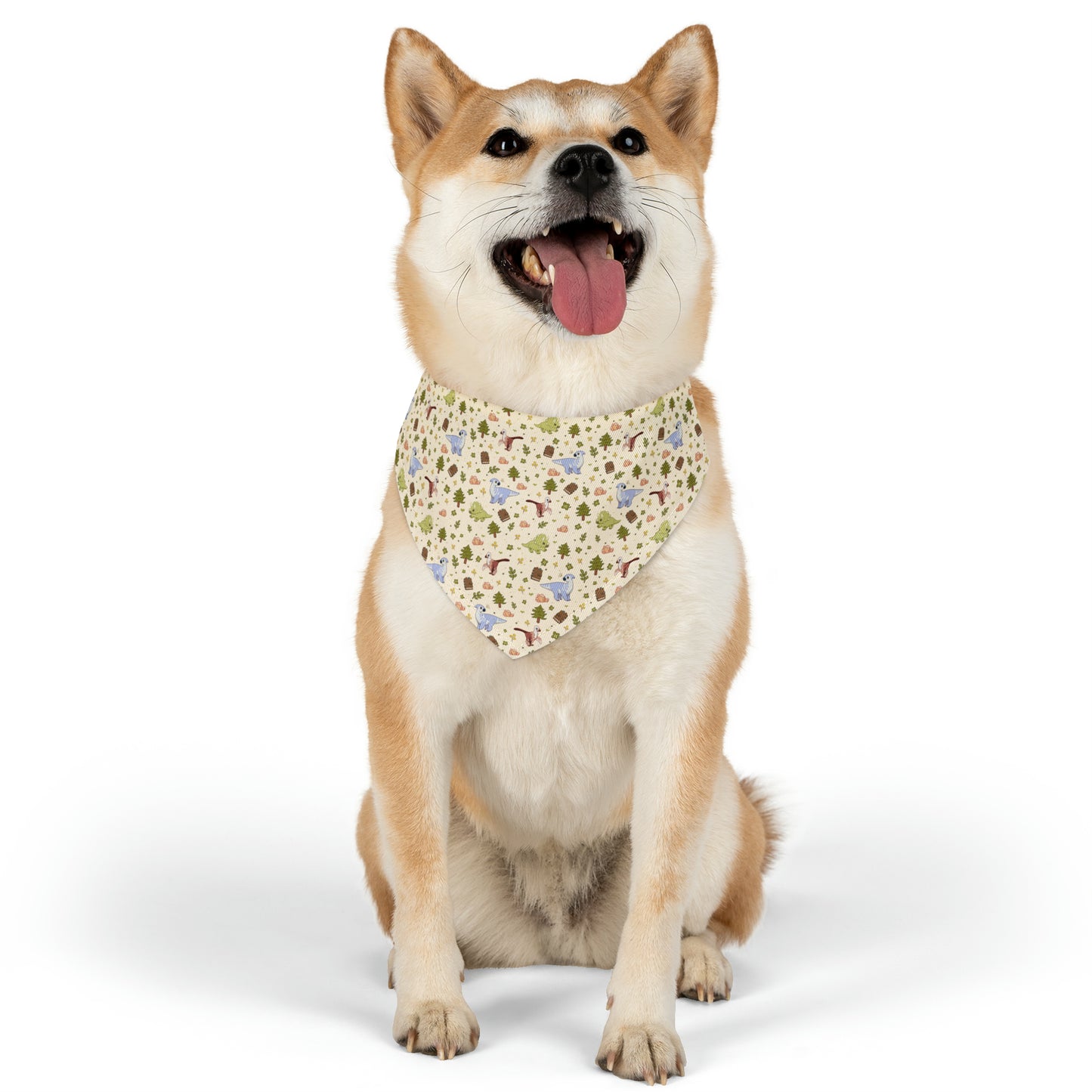 Pet Bandana Collar - Roaming Rancher in Tamablume Cream