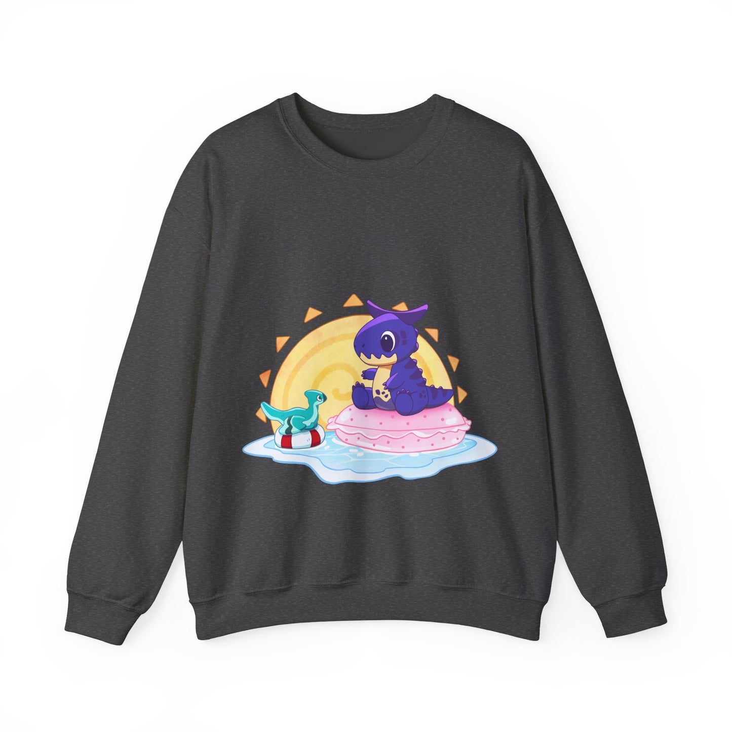 Limited Edition Carnotaurus with Archaeopteryx Sidekick Plushie Concept Art - Sweatshirt (UK, USA, EU, CAN EDITION)