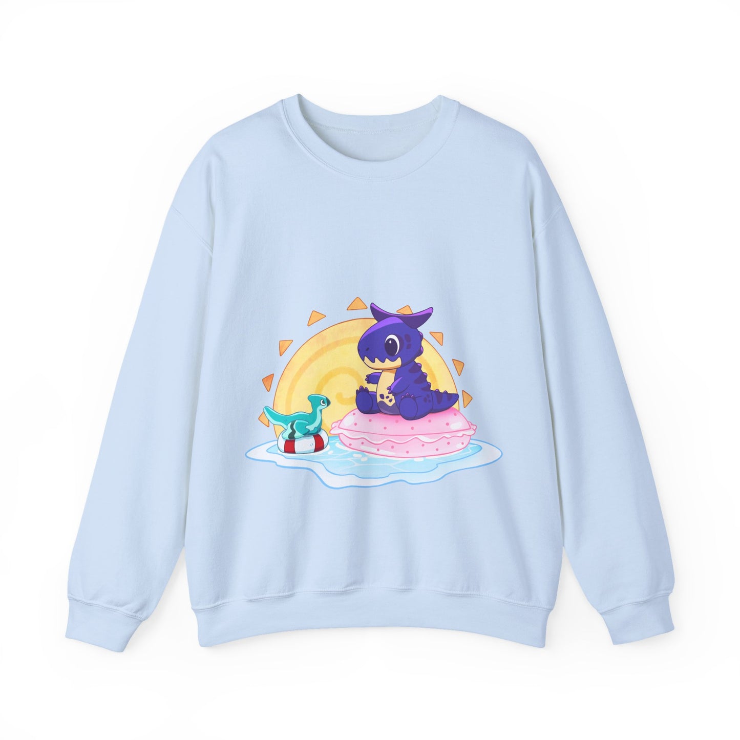 Limited Edition Carnotaurus with Archaeopteryx Sidekick Plushie Concept Art - Sweatshirt (UK, USA, EU, CAN EDITION)