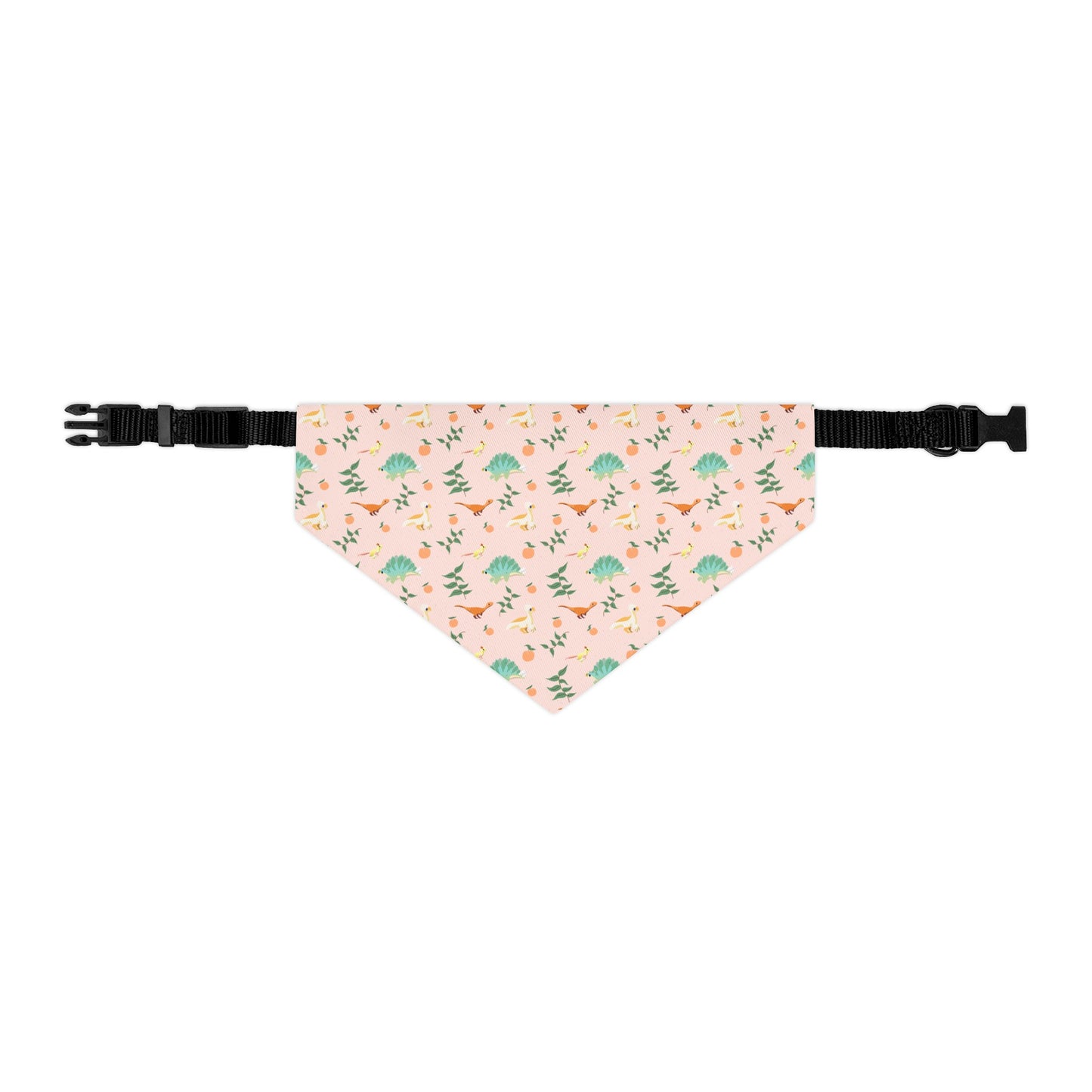 Peach Dinos - Pet Bandana Collar