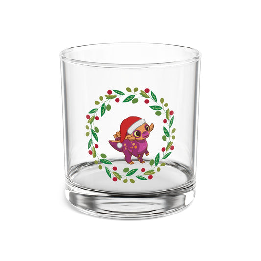 Holiday Retro Collectible Glass - Lesbian Pride Psittacosaurus