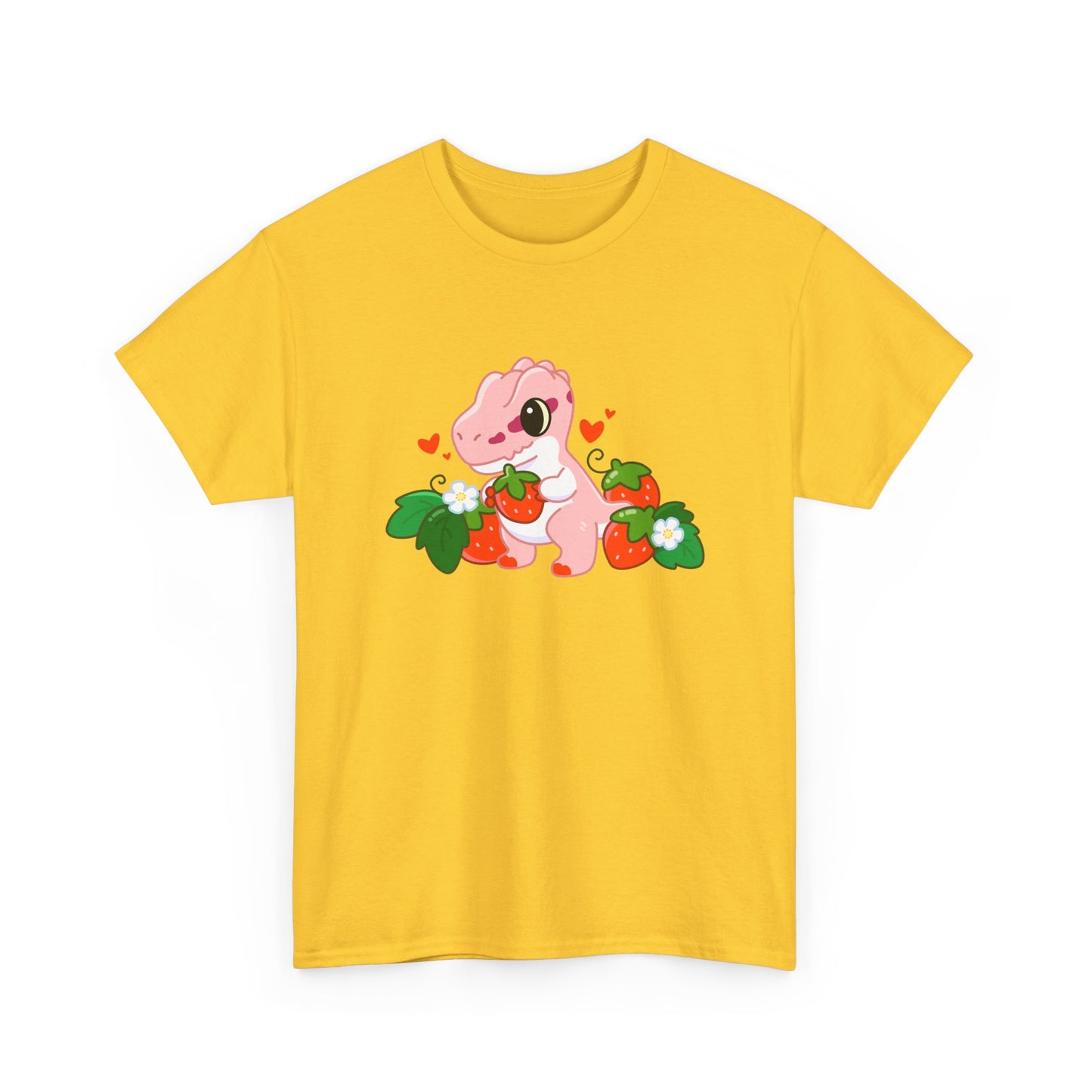 Limited Edition Strawberry Milkshake Tyrannosaurus Rex Plushie Concept Art - T-Shirt (Australian Edition)