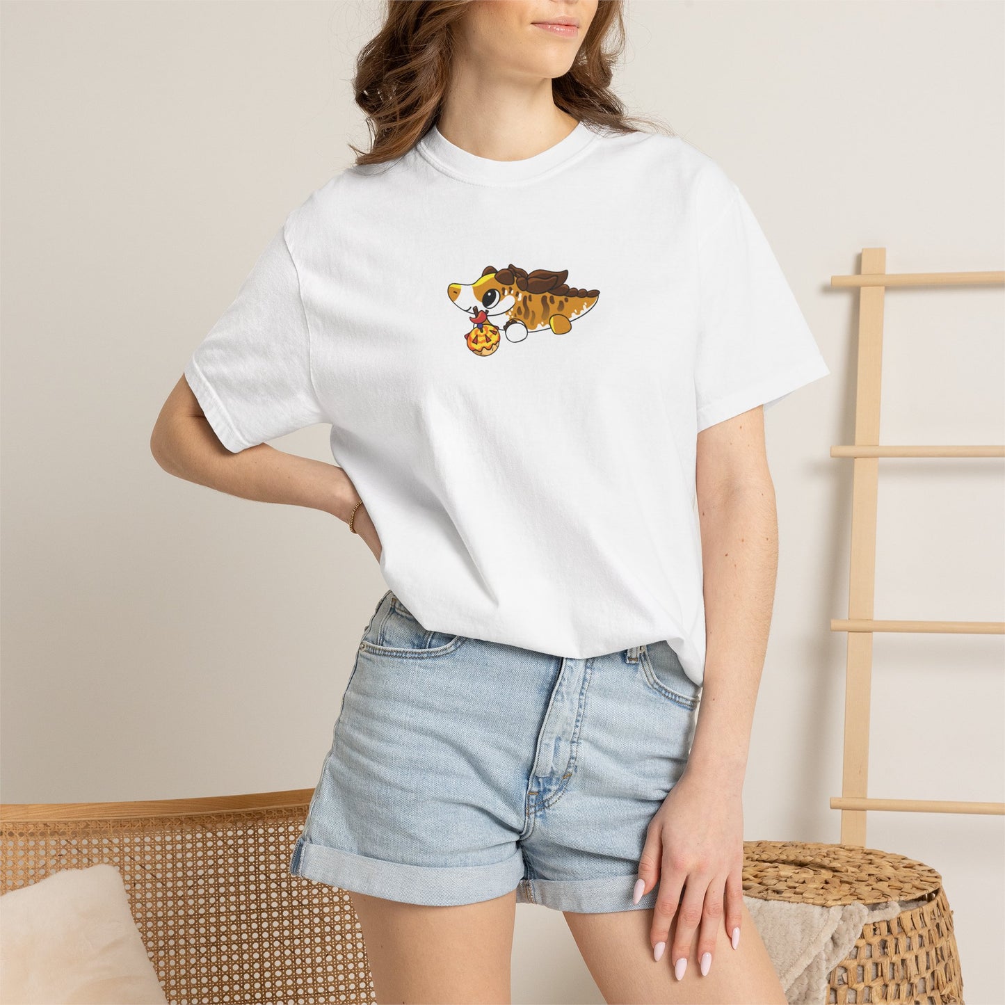 Limited Edition Desmond the Desmatosuchus Plushie Art - T-Shirt