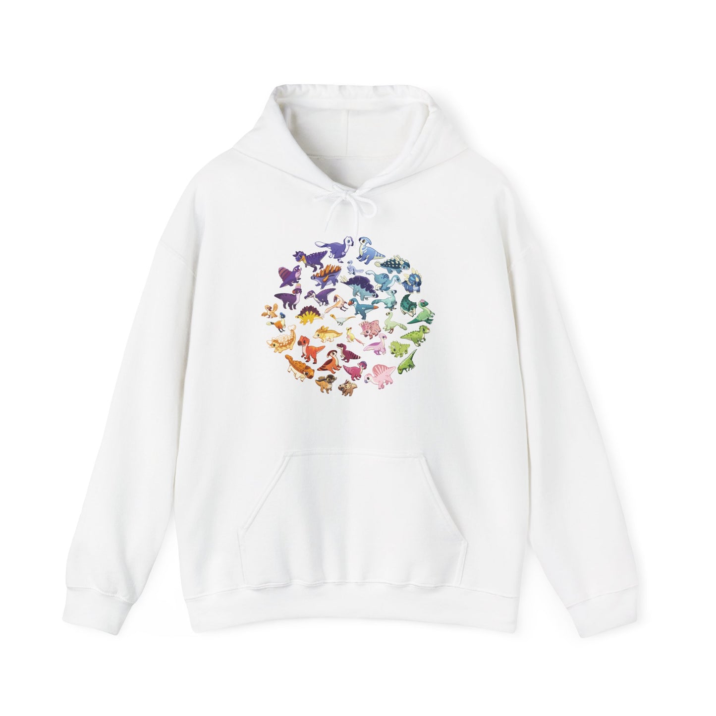 Rainbow of Dinos - Unisex Heavy Blend™ Hooded Sweatshirt