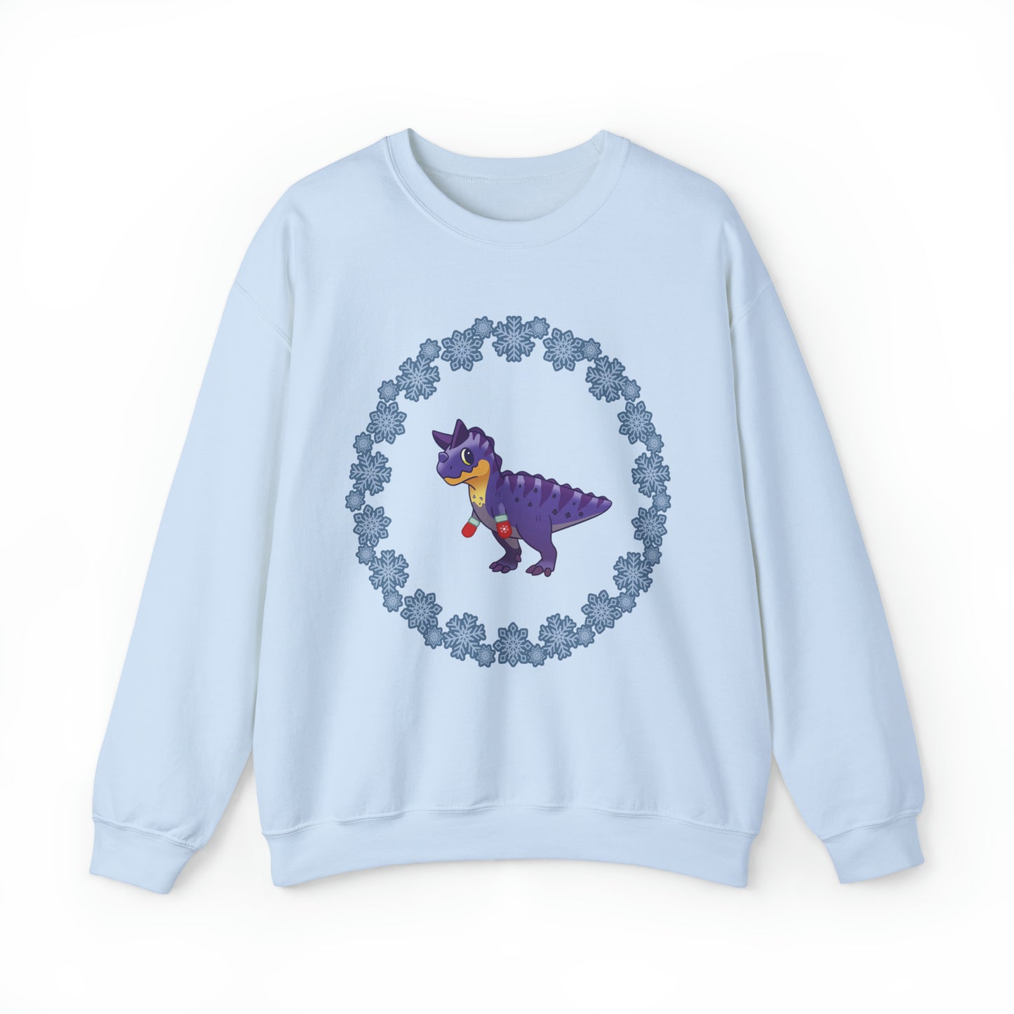 Snowflake Carnotaurus - Unisex Heavy Blend™ Crewneck Sweatshirt