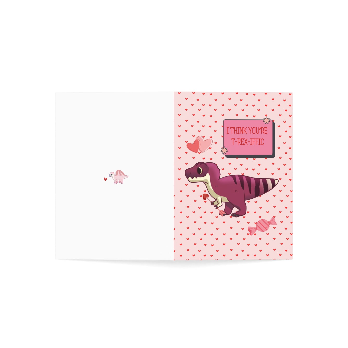 I Think You're T-REX-iffic! - Valentines Day Card