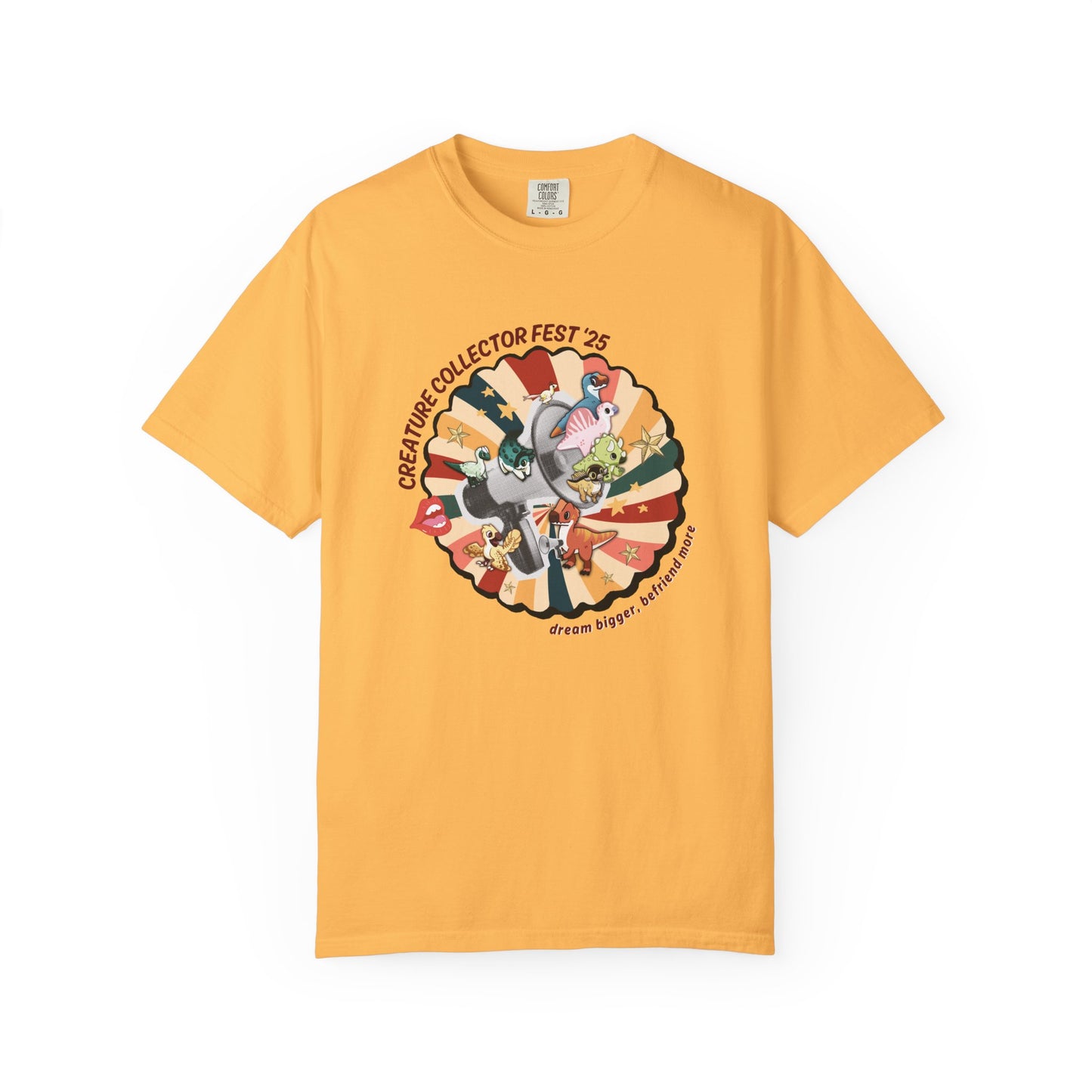 Limited Edition Dream Bigger, Befriend More - Creature Collector Festival 2025 T-Shirt