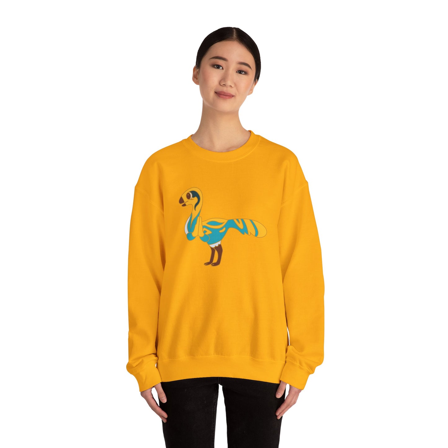 Praise Be Bernard Gallimimus - Unisex Heavy Blend™ Crewneck Sweatshirt