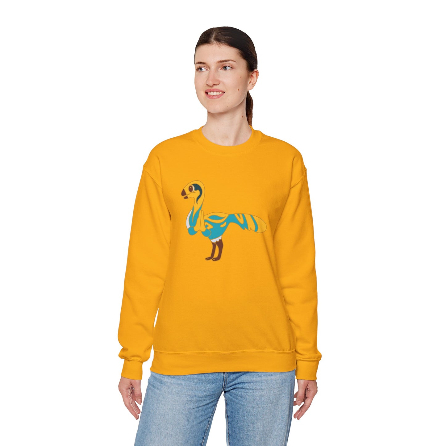 Praise Be Bernard Gallimimus - Unisex Heavy Blend™ Crewneck Sweatshirt