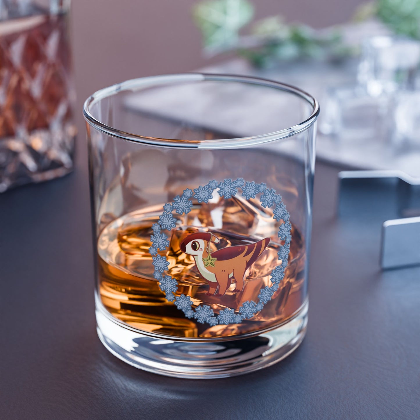 Holiday Retro Collectible Glass - Parasaurolophus
