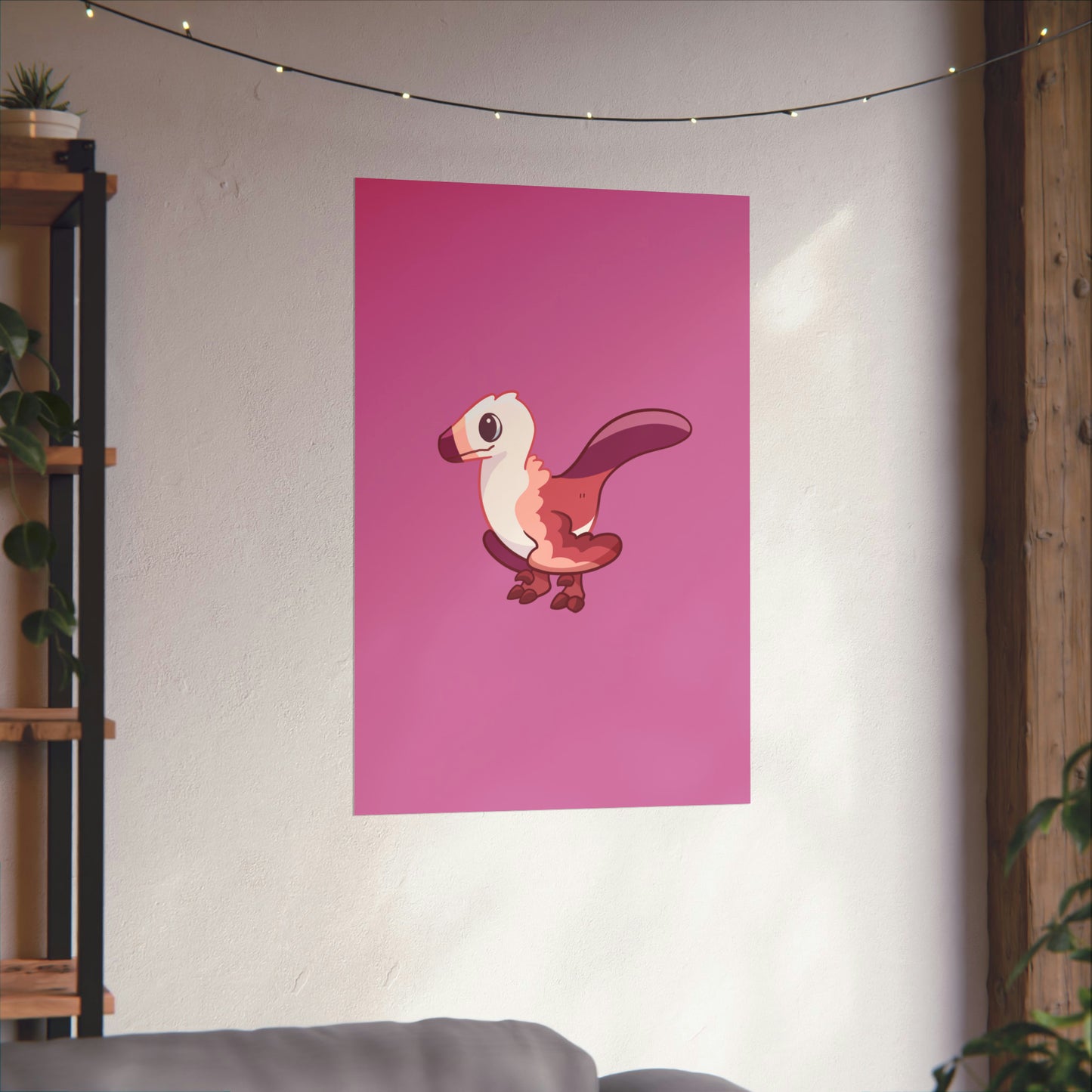 Velociraptor Matte Poster