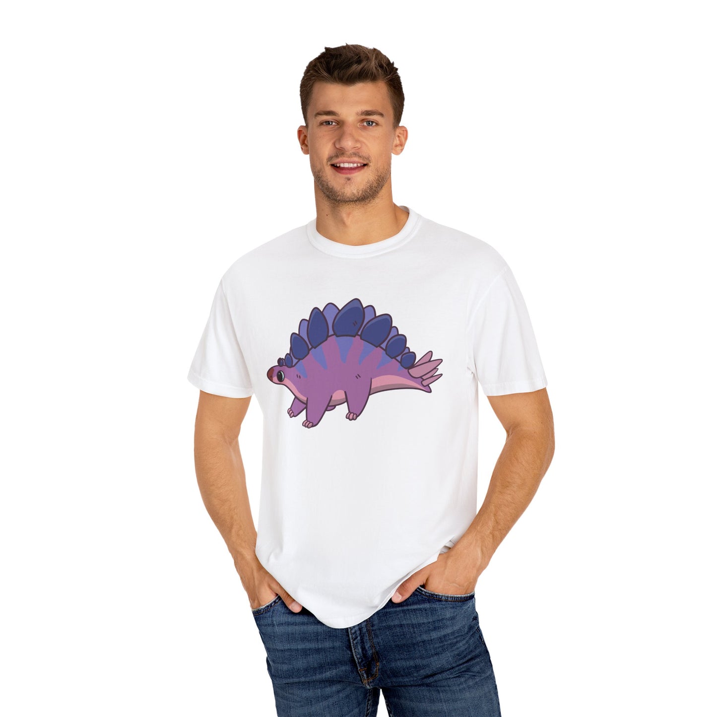 Bisexual Pride Stegosaurus- T-Shirt