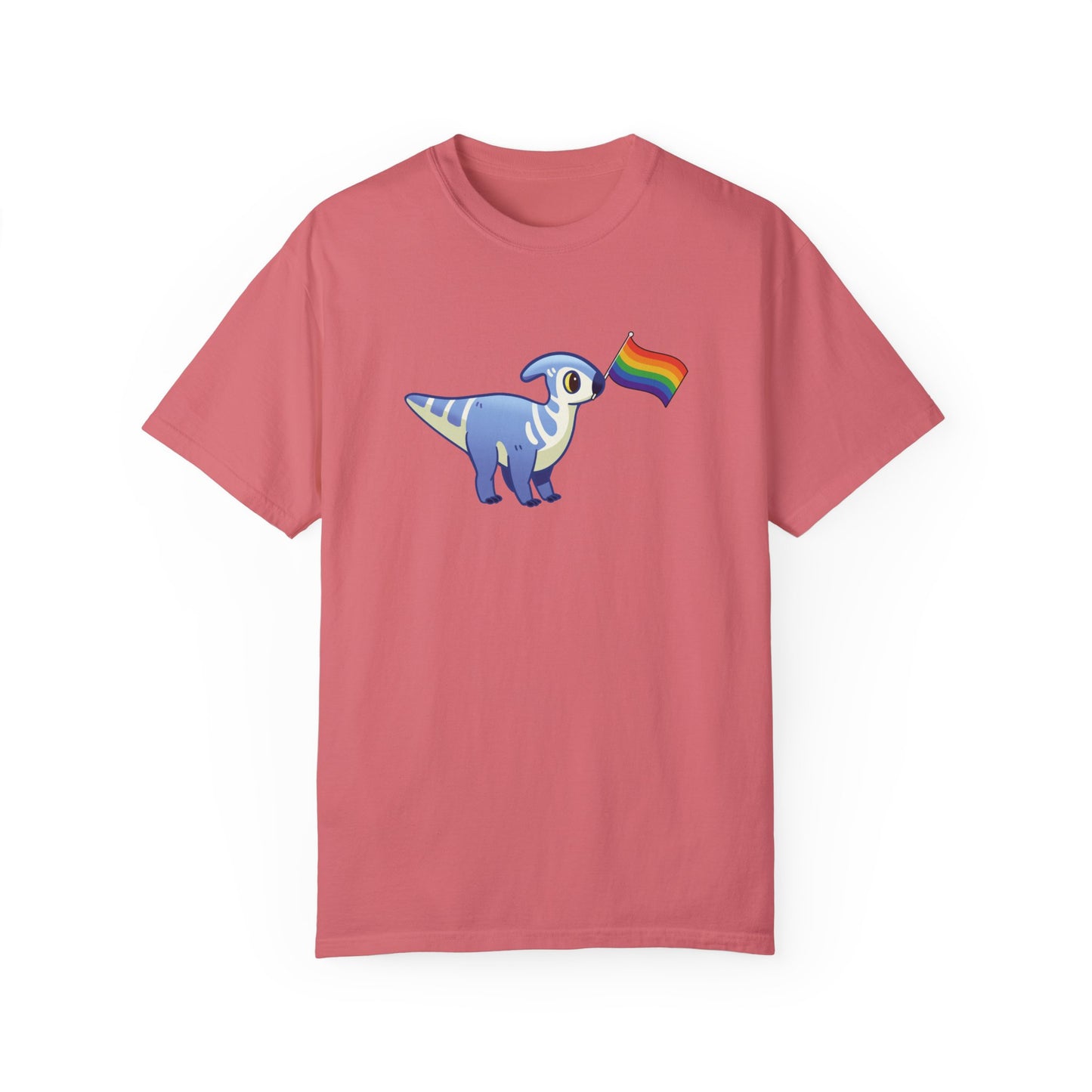 Lucky with a Pride Flag - T-Shirt