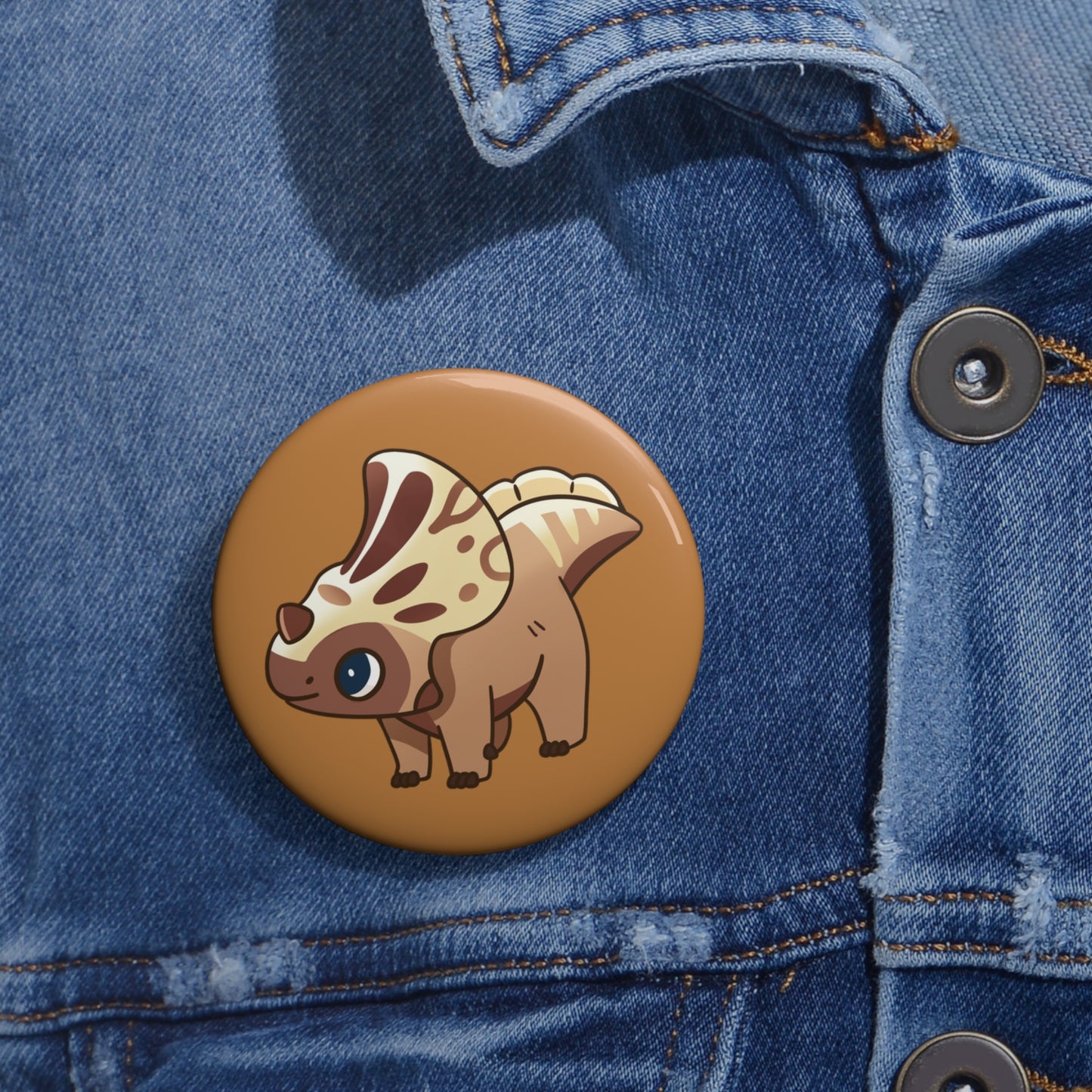 Protoceratops Pin Badge