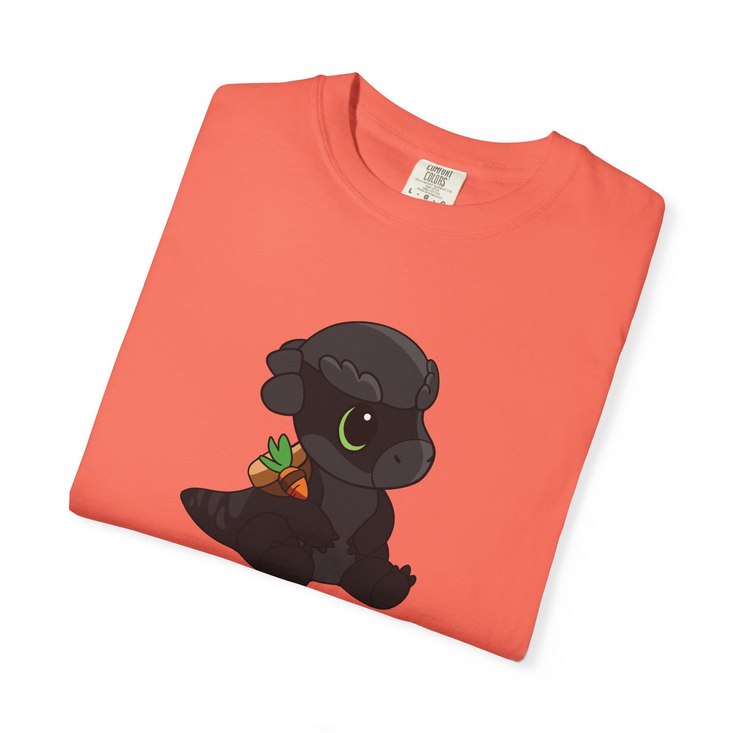 Limited Edition Bonk the Melanistic Pachycephalosaurus Plushie Art - T-Shirt