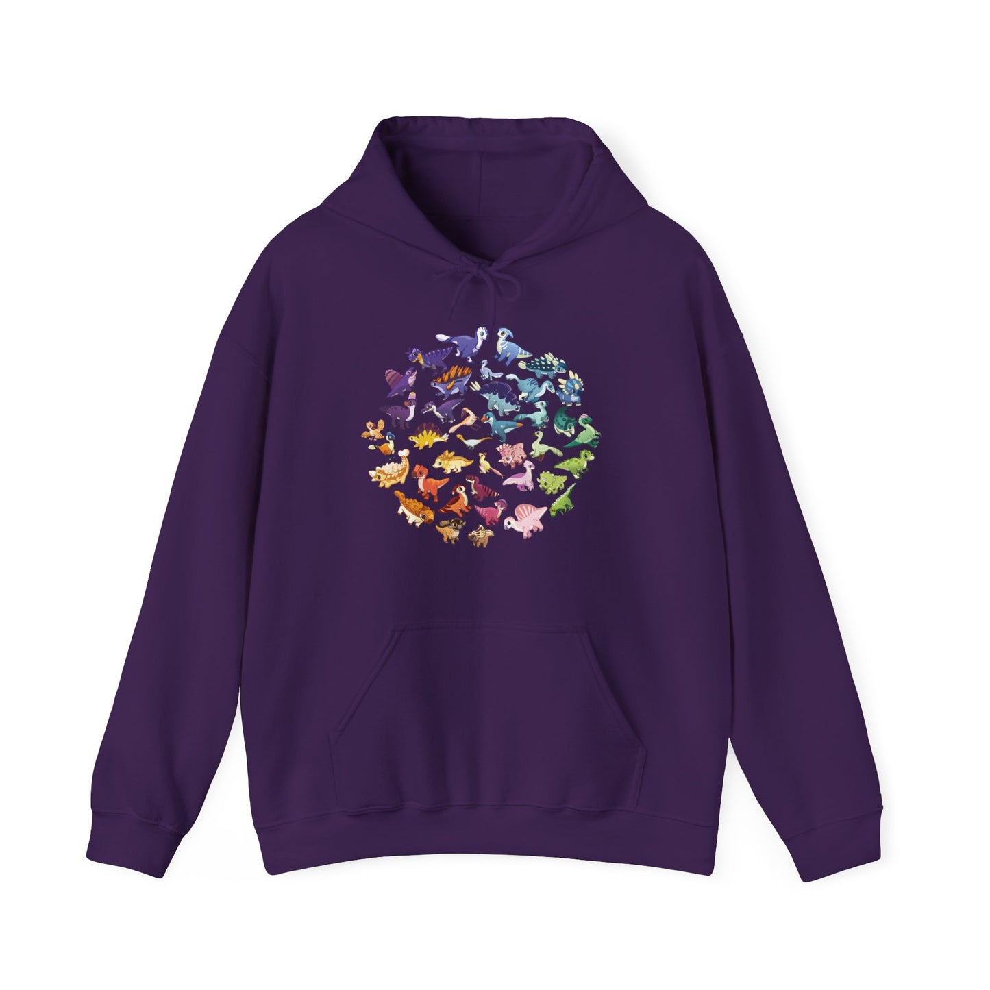 Rainbow of Dinos - Unisex Heavy Blend™ Hooded Sweatshirt