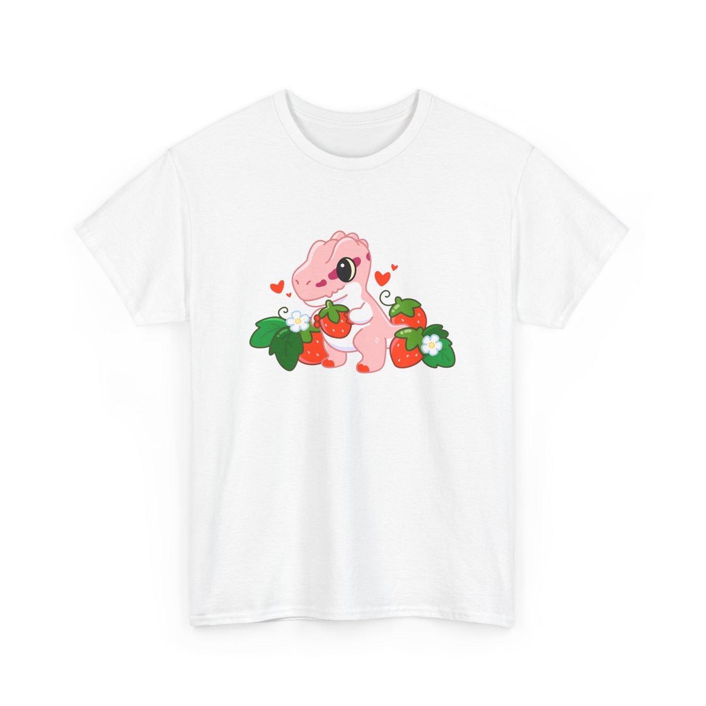 Limited Edition Strawberry Milkshake Tyrannosaurus Rex Plushie Concept Art - T-Shirt (Australian Edition)