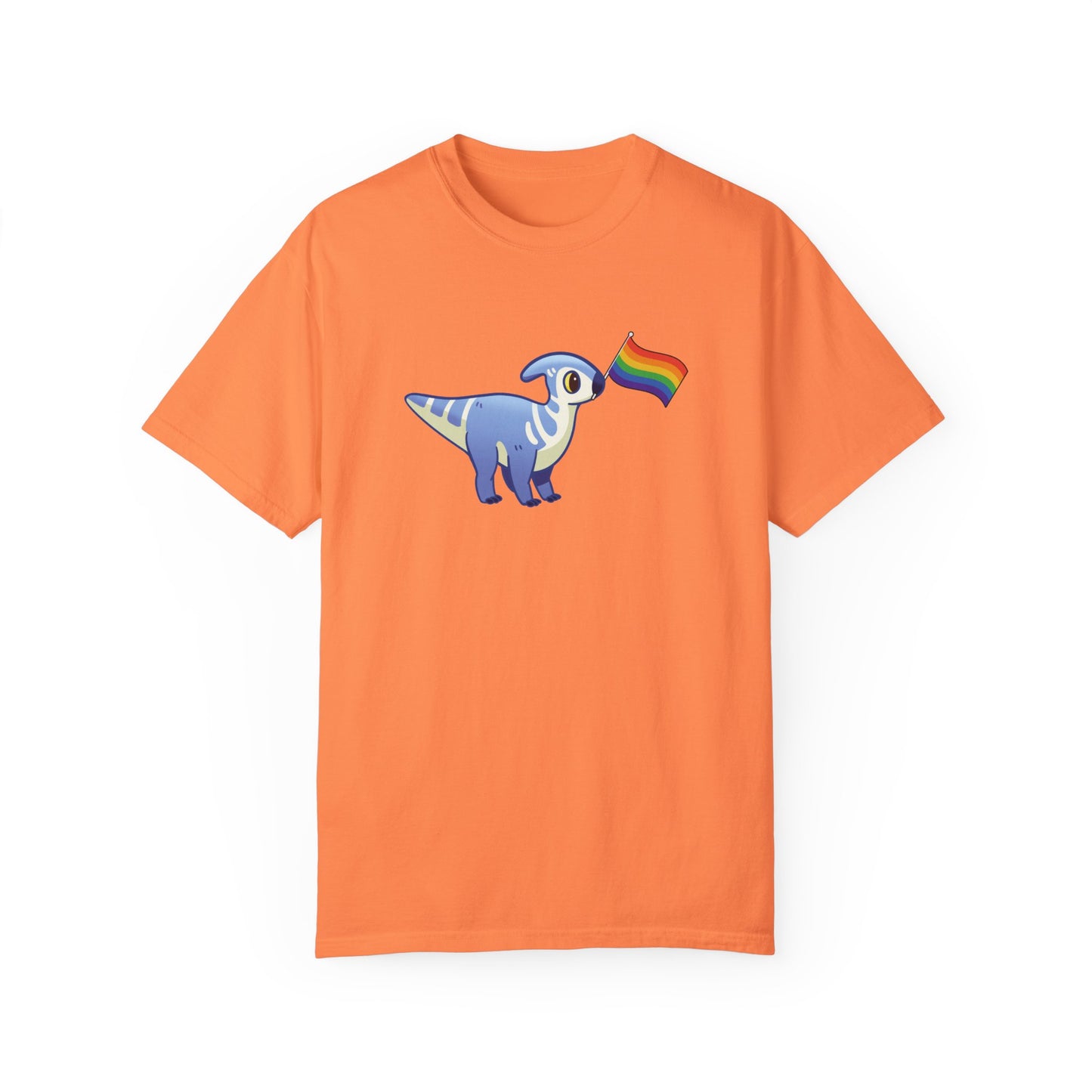 Lucky with a Pride Flag - T-Shirt