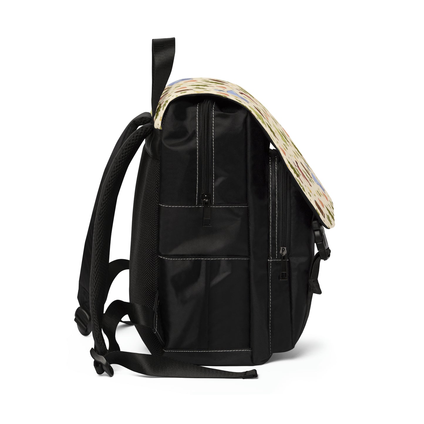 Unisex Shoulder Backpack - Roaming Rancher in Tamablume Cream