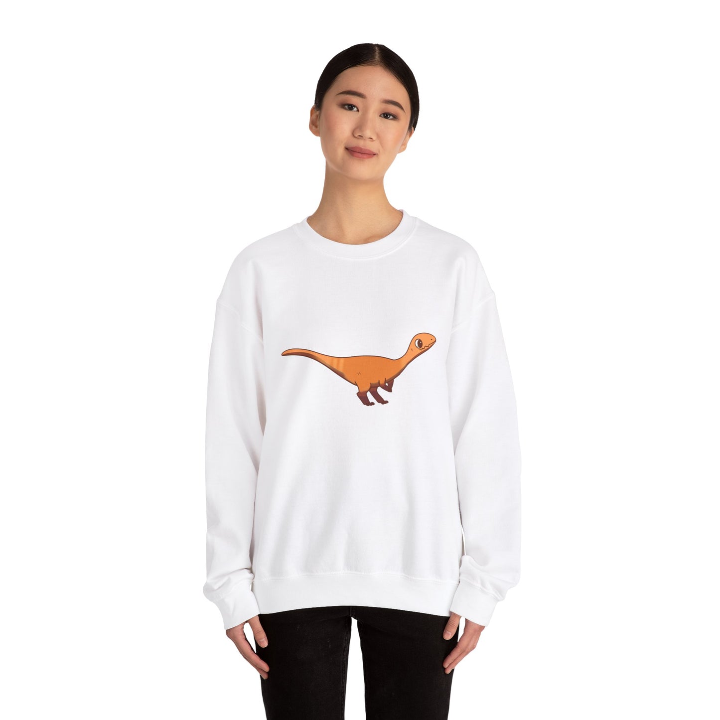 Tangerine Coelophysis - Unisex Heavy Blend™ Crewneck Sweatshirt