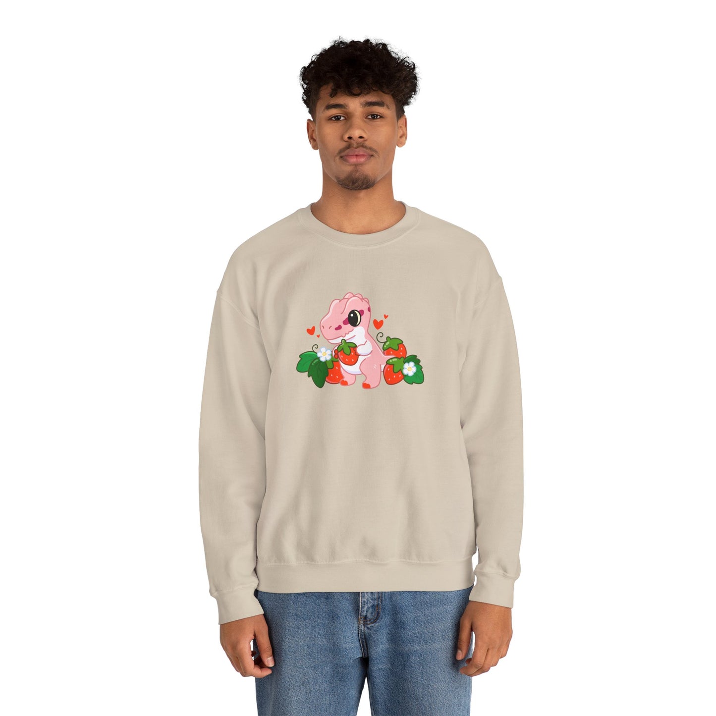 Limited Edition Strawberry Milkshake Tyrannosaurus Rex Plushie Concept Art - Sweatshirt (Australian Edition)