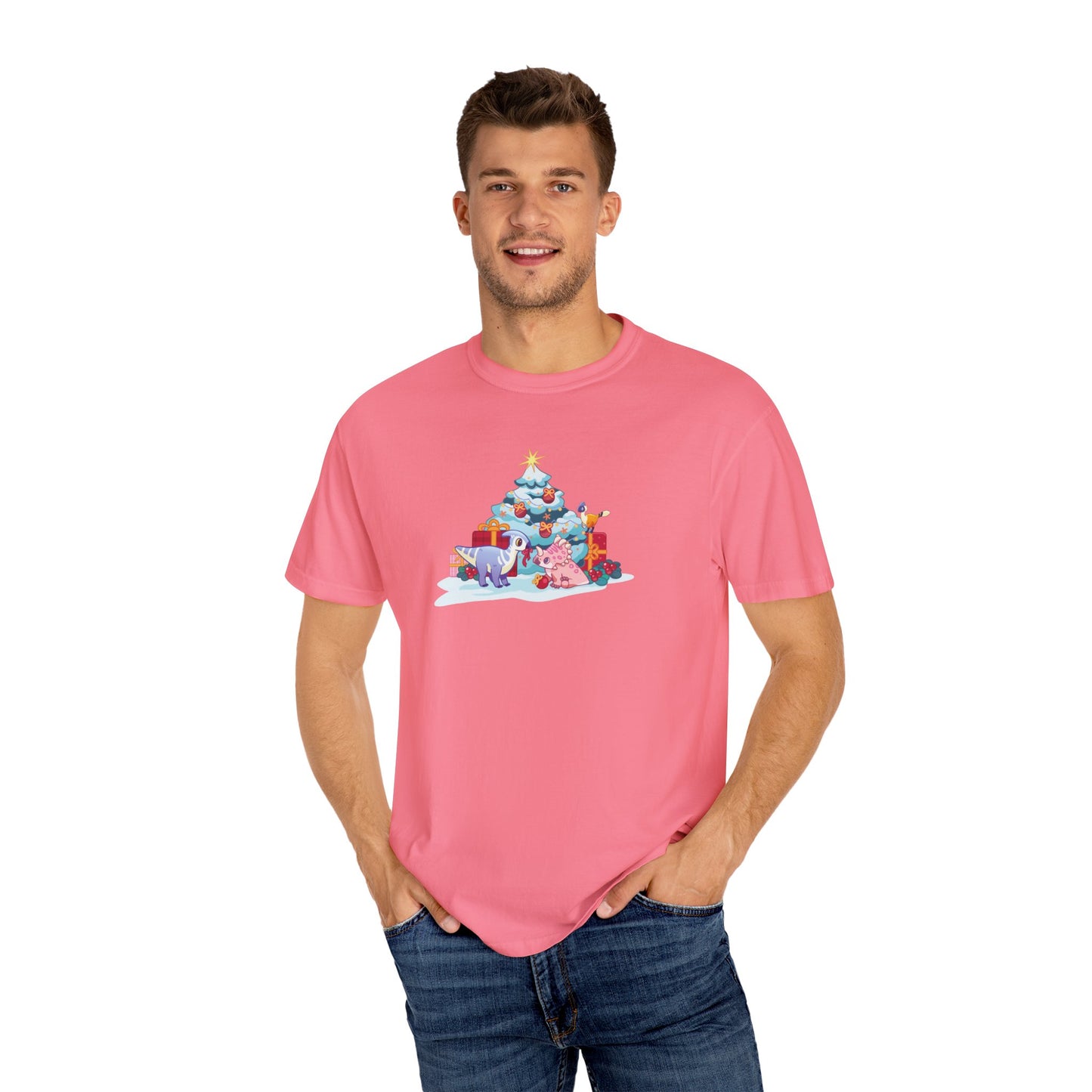 Holiday Dino Tree Decorating T-Shirt