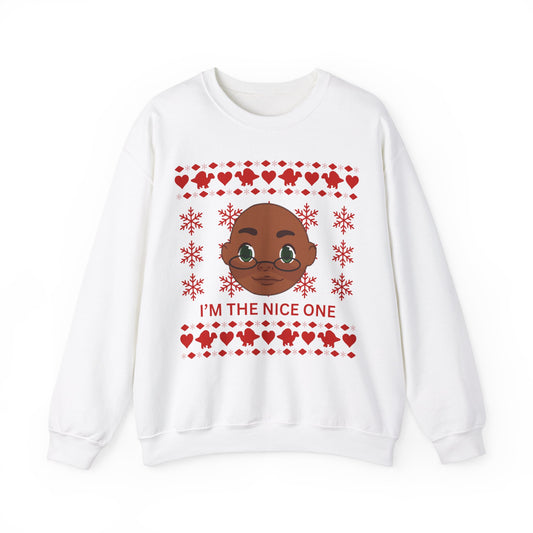 I'm the Nice One Nalroc Holiday Jumper - Unisex Heavy Blend™ Crewneck Sweatshirt (Australia Edition)