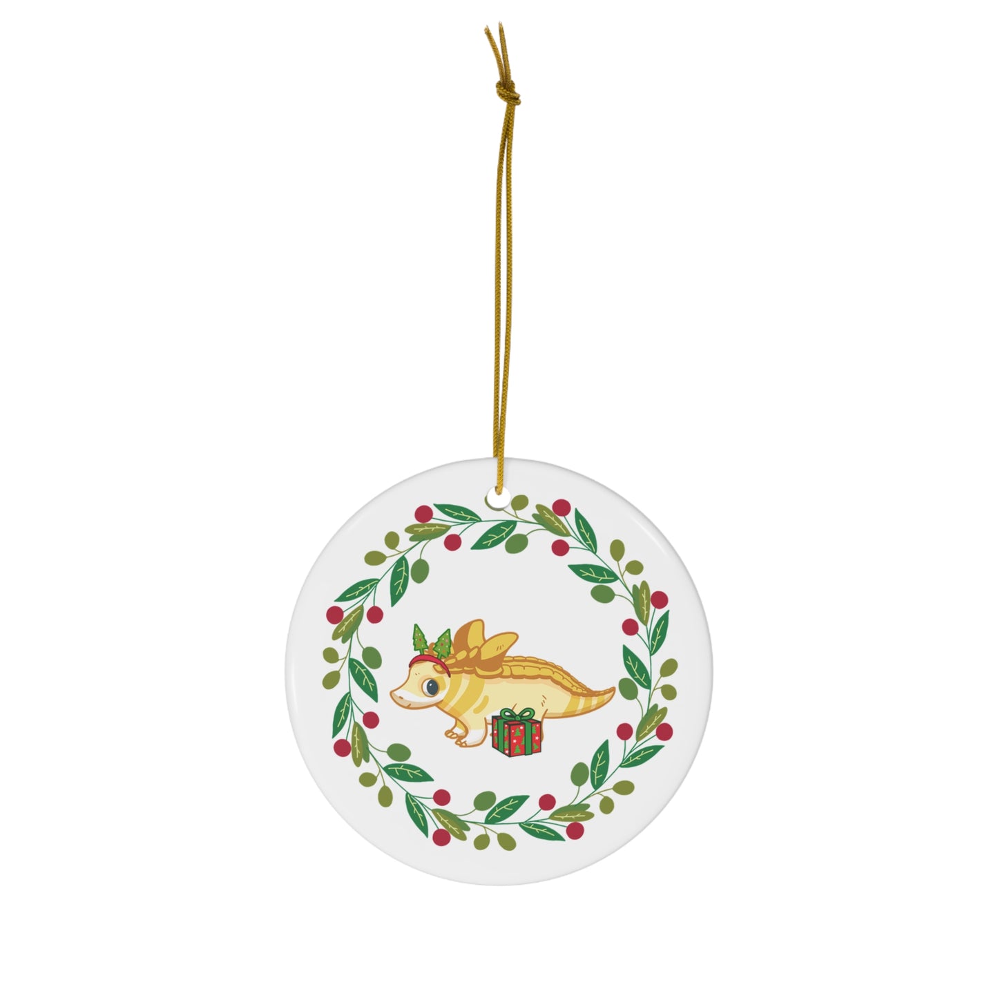 Holiday Desmatosuchus - Ceramic Ornament