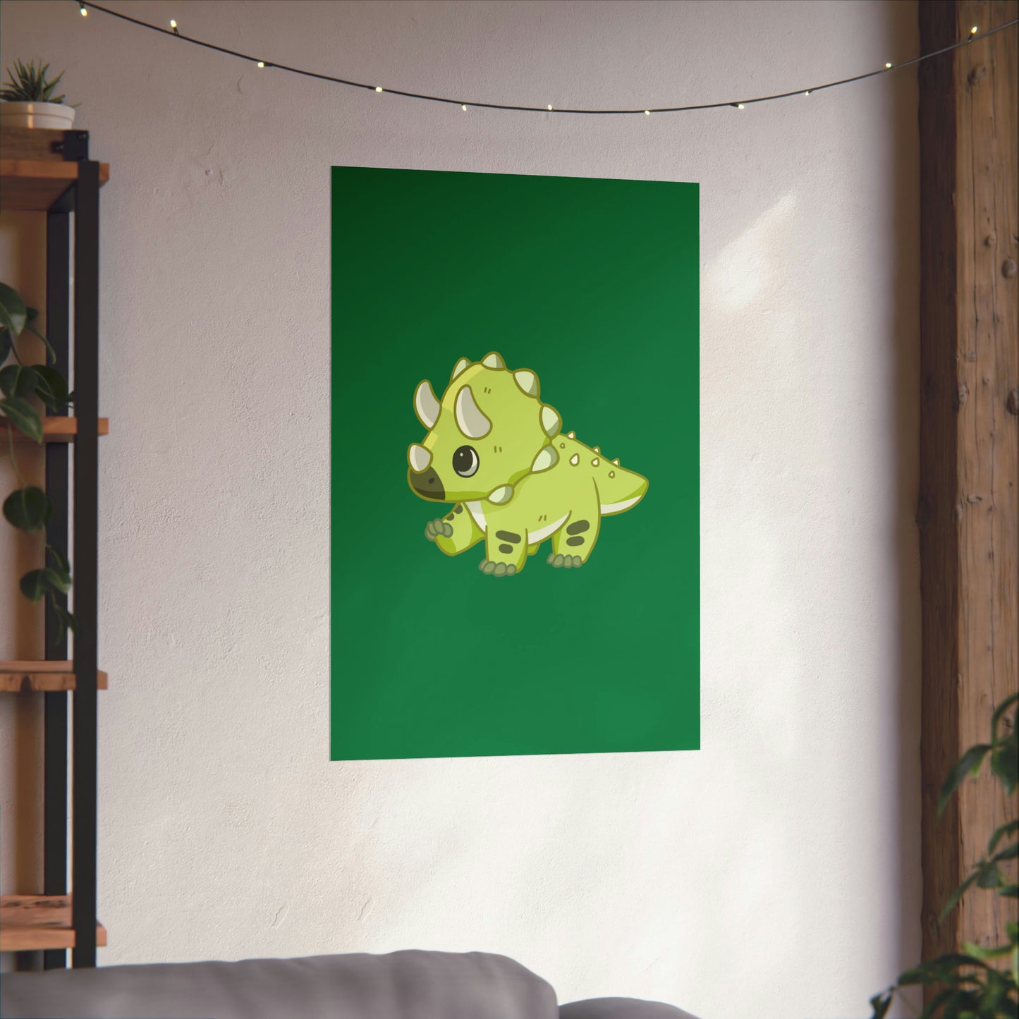 Triceratops Matte Poster