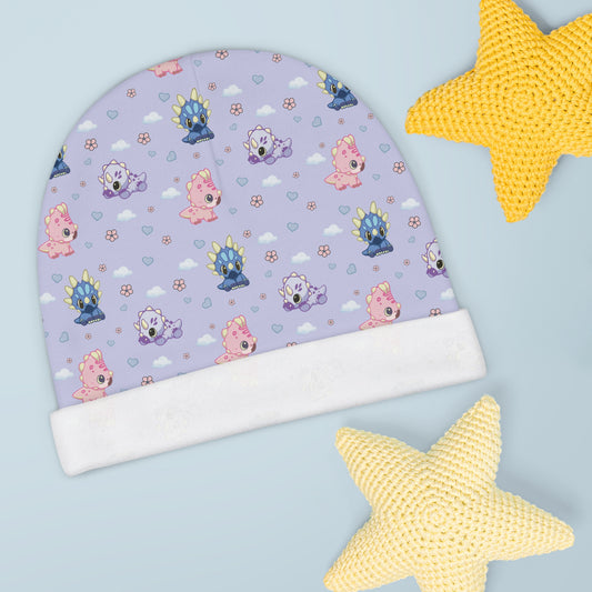 Baby Dinos Baby Beanie - Centrosaurus, Styracosaurus & Triceratops