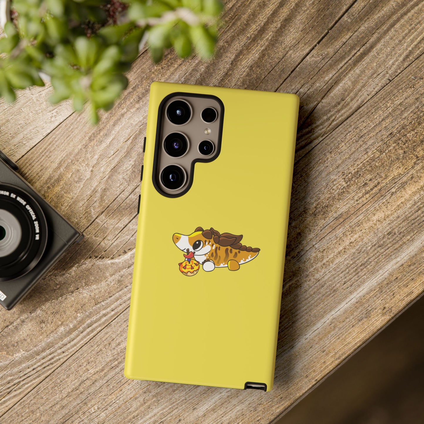 Limited Edition Desmond the Desmatosuchus Plushie Art - Phone Case