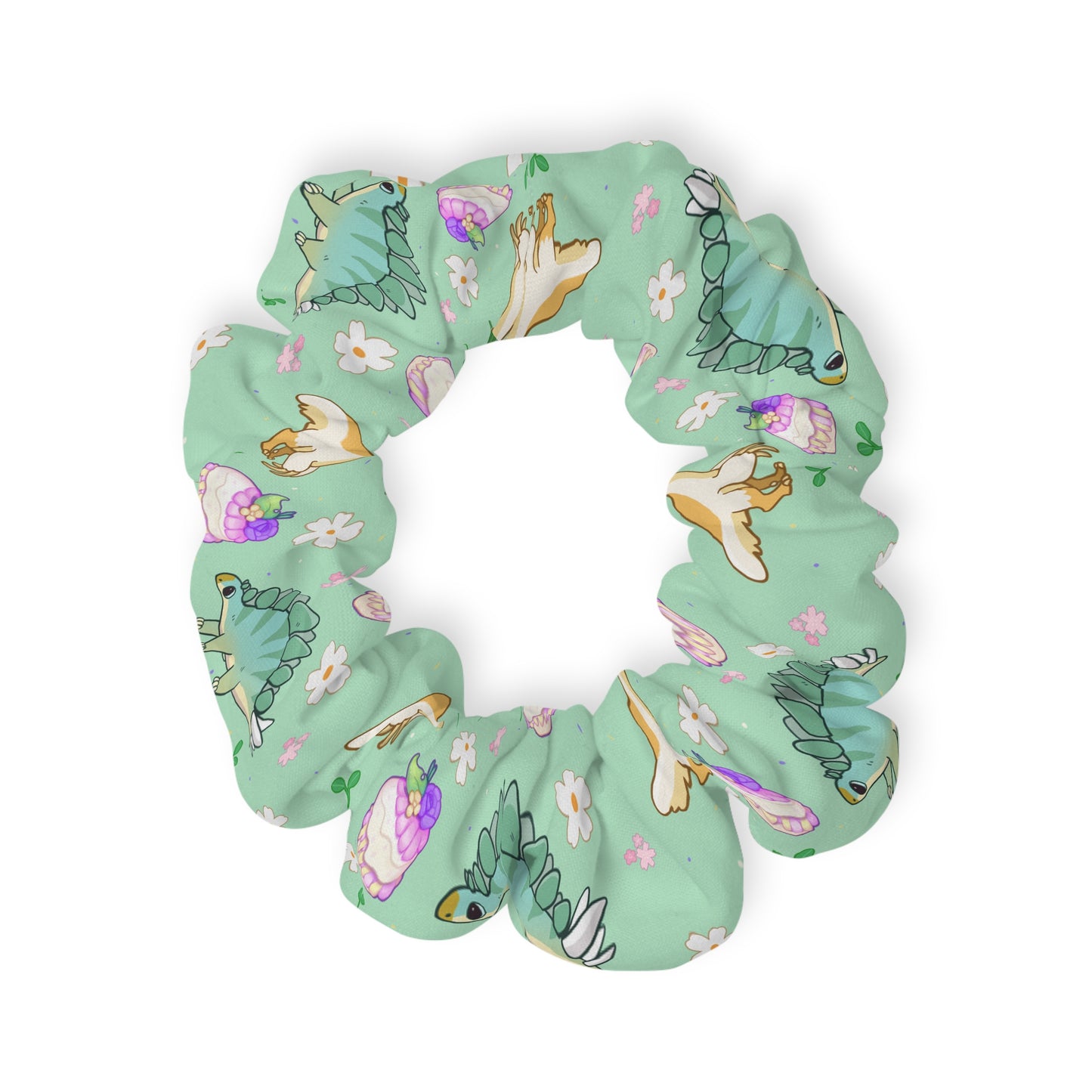 Spring Dinos - Scrunchie