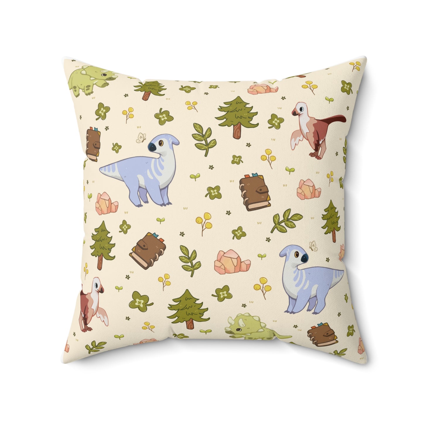 Square Pillow - Roaming Rancher in Tamablume Cream