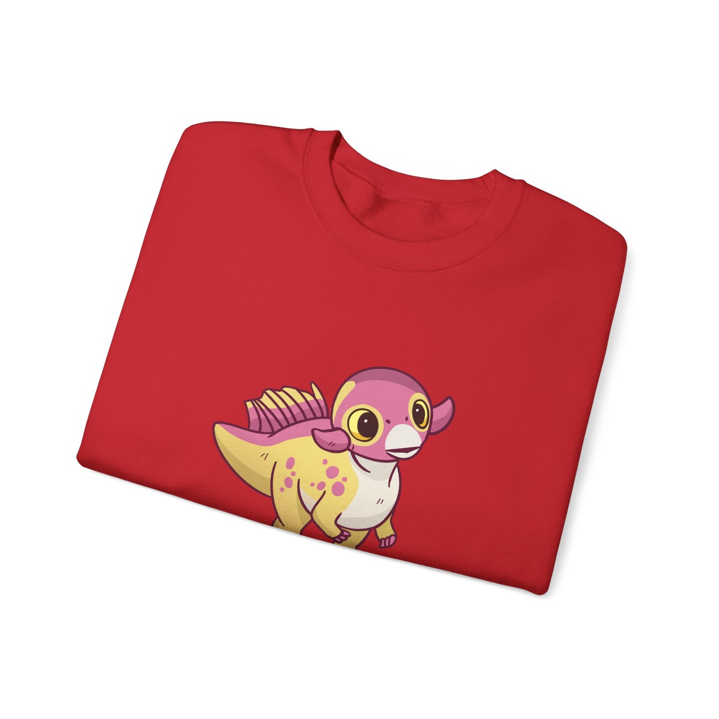 Peach Psittacosaurus - Unisex Heavy Blend™ Crewneck Sweatshirt