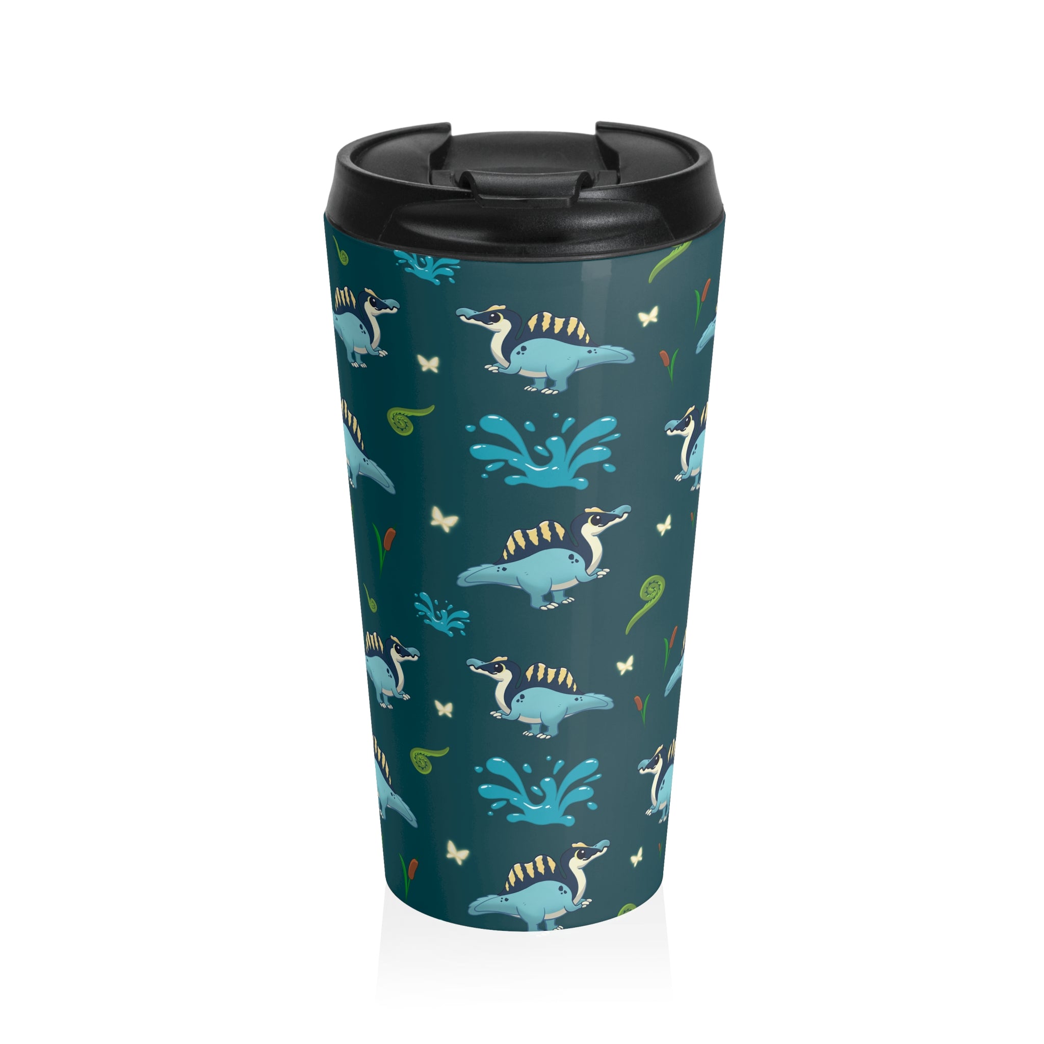 Players Choice Spinosaurus Pattern - Stainless Steel Travel Mug