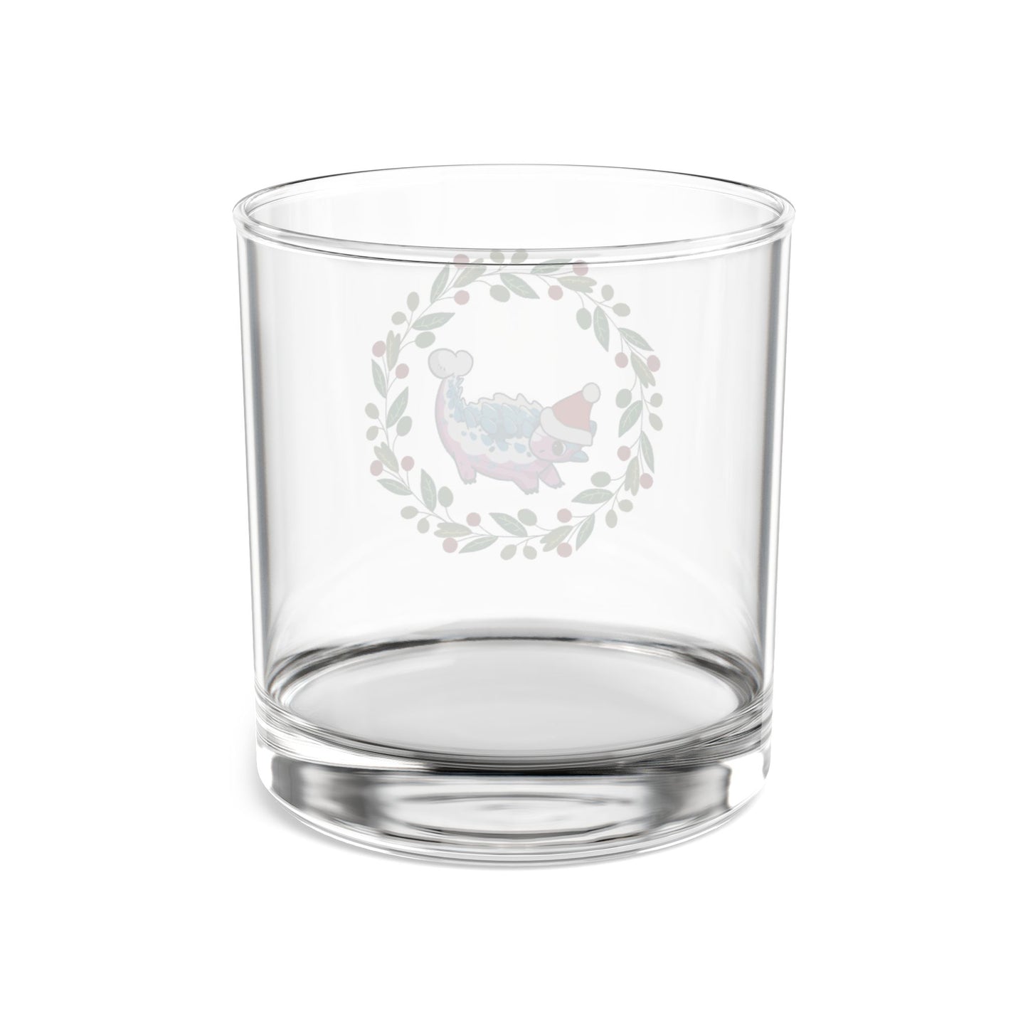 Holiday Retro Collectible Glass - Trans Pride Ankylosaurus
