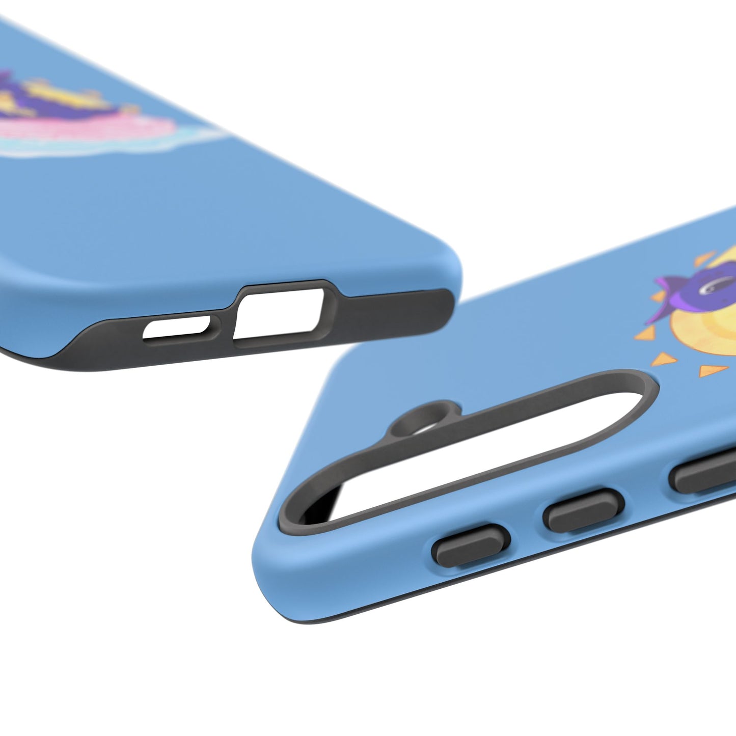 Limited Edition Carnotaurus with Archaeopteryx Sidekick Plushie Concept Art - Phone Case