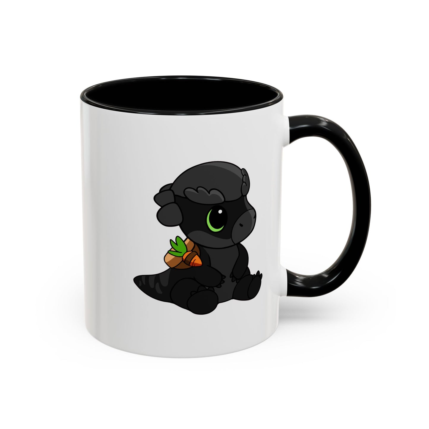 Limited Edition Bonk the Melanistic Pachycephalosaurus Plushie Art - Mug