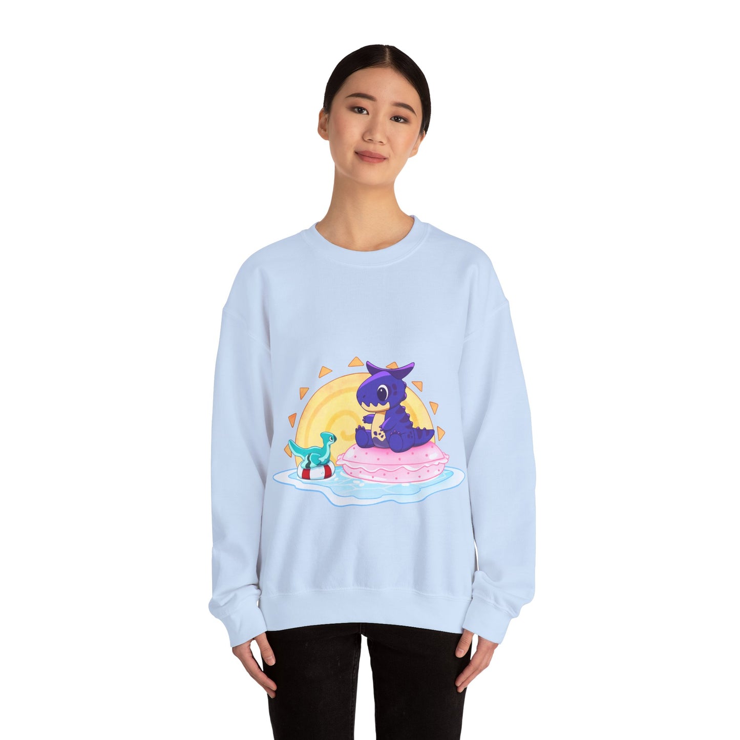 Limited Edition Carnotaurus with Archaeopteryx Sidekick Plushie Concept Art - Sweatshirt (UK, USA, EU, CAN EDITION)