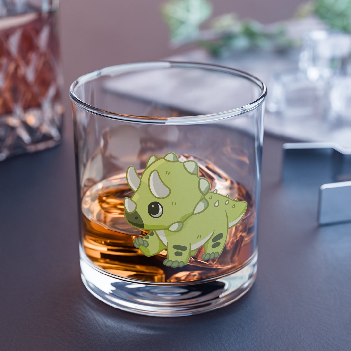 Retro Collectible Glass - Triceratops