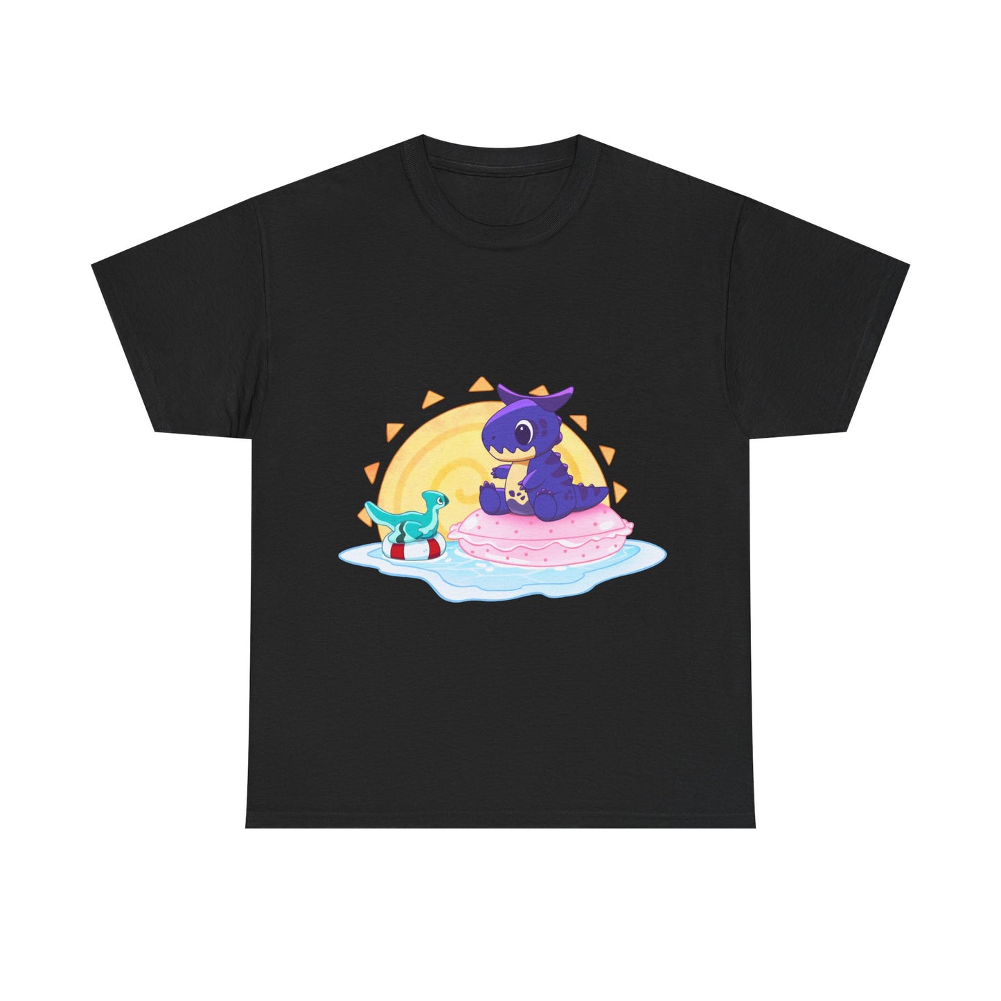 Limited Edition Carnotaurus with Archaeopteryx Sidekick Plushie Concept Art - T-Shirt (UK/EU/USA EDITION)