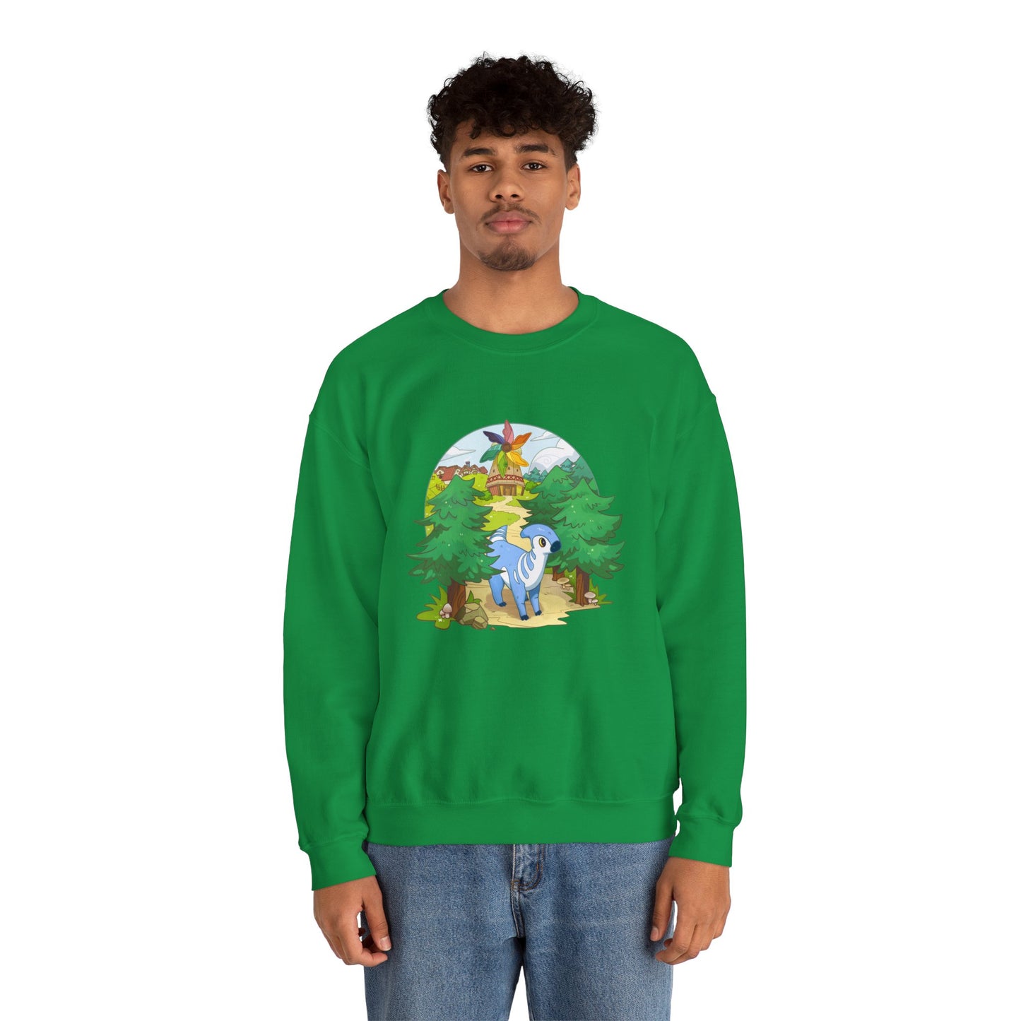 Walk by the Windmill - Unisex Heavy Blend™ Crewneck Sweatshirt