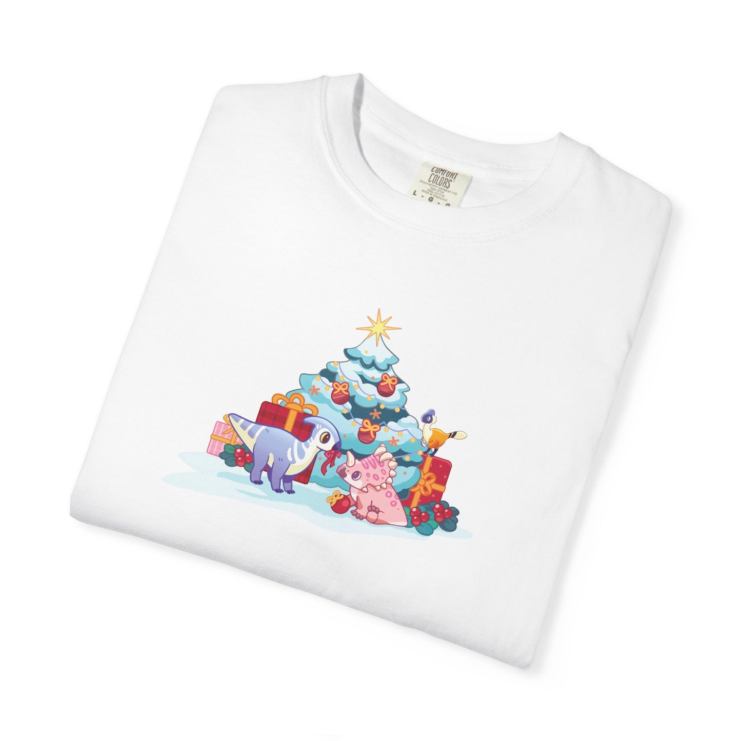 Holiday Dino Tree Decorating T-Shirt